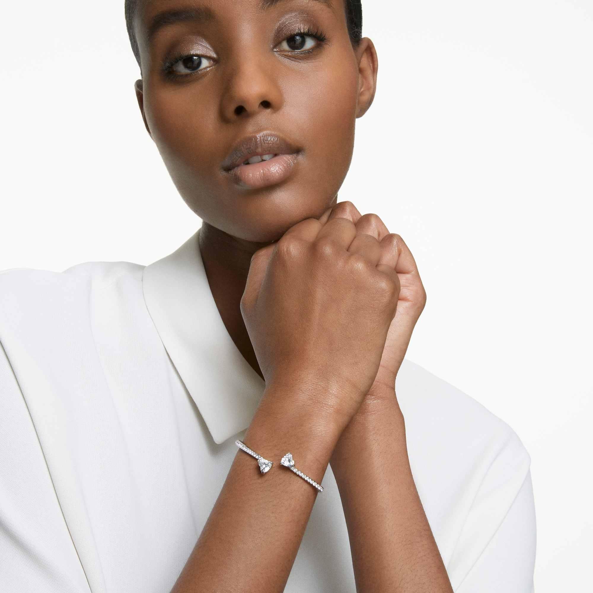 Swarovski-Armband – Mesmera – Herz – Weiß und Silber, Ansicht 2