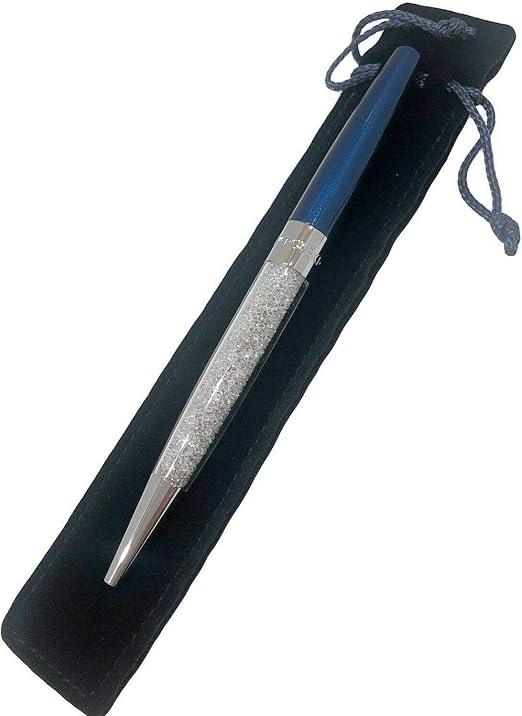 Kristallijn - Blauw - Balpen - Swarovski weergave 2