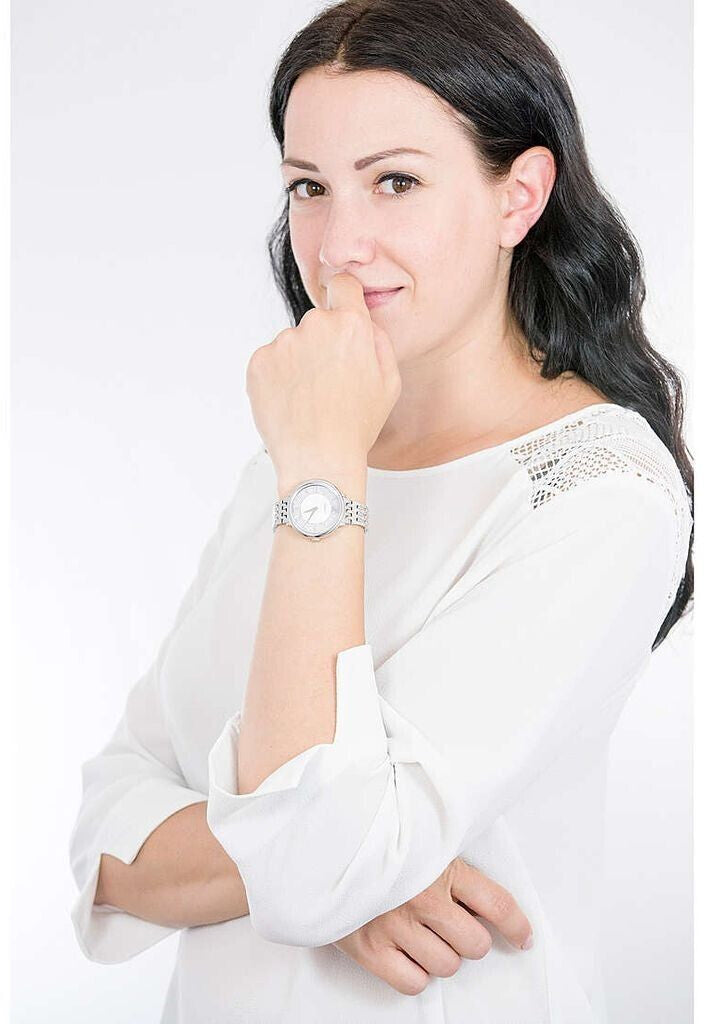Crystalline Chic Gray Steel Women's Watch - Swarovski