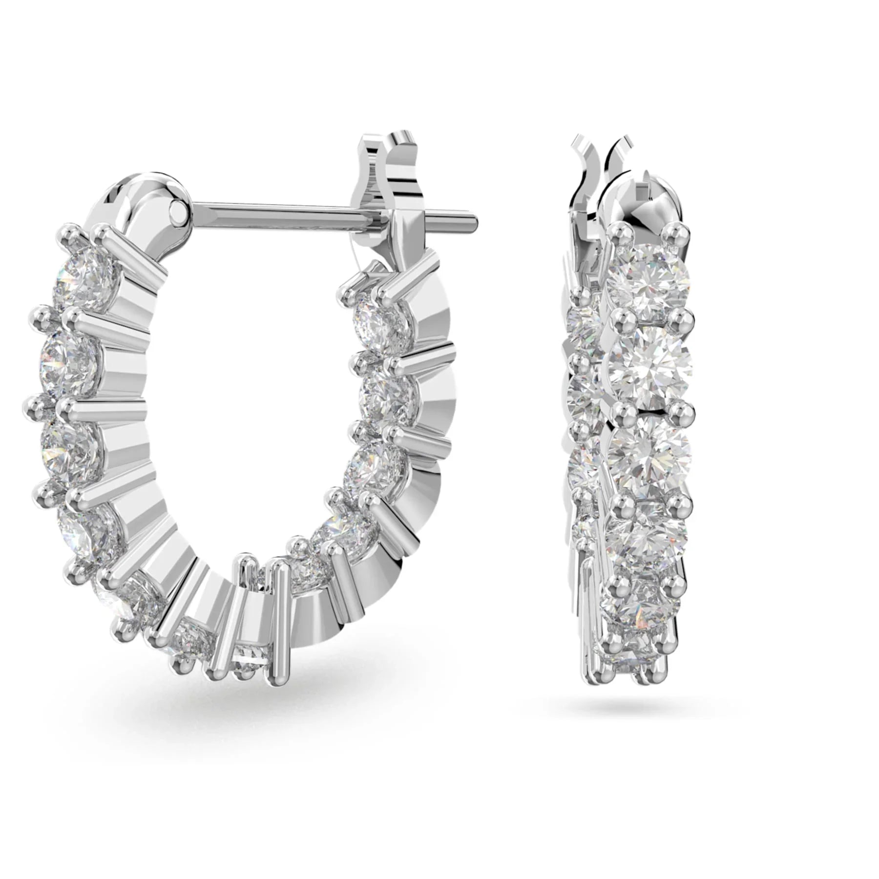 Damskie srebrne kolczyki Matrix – Swarovski