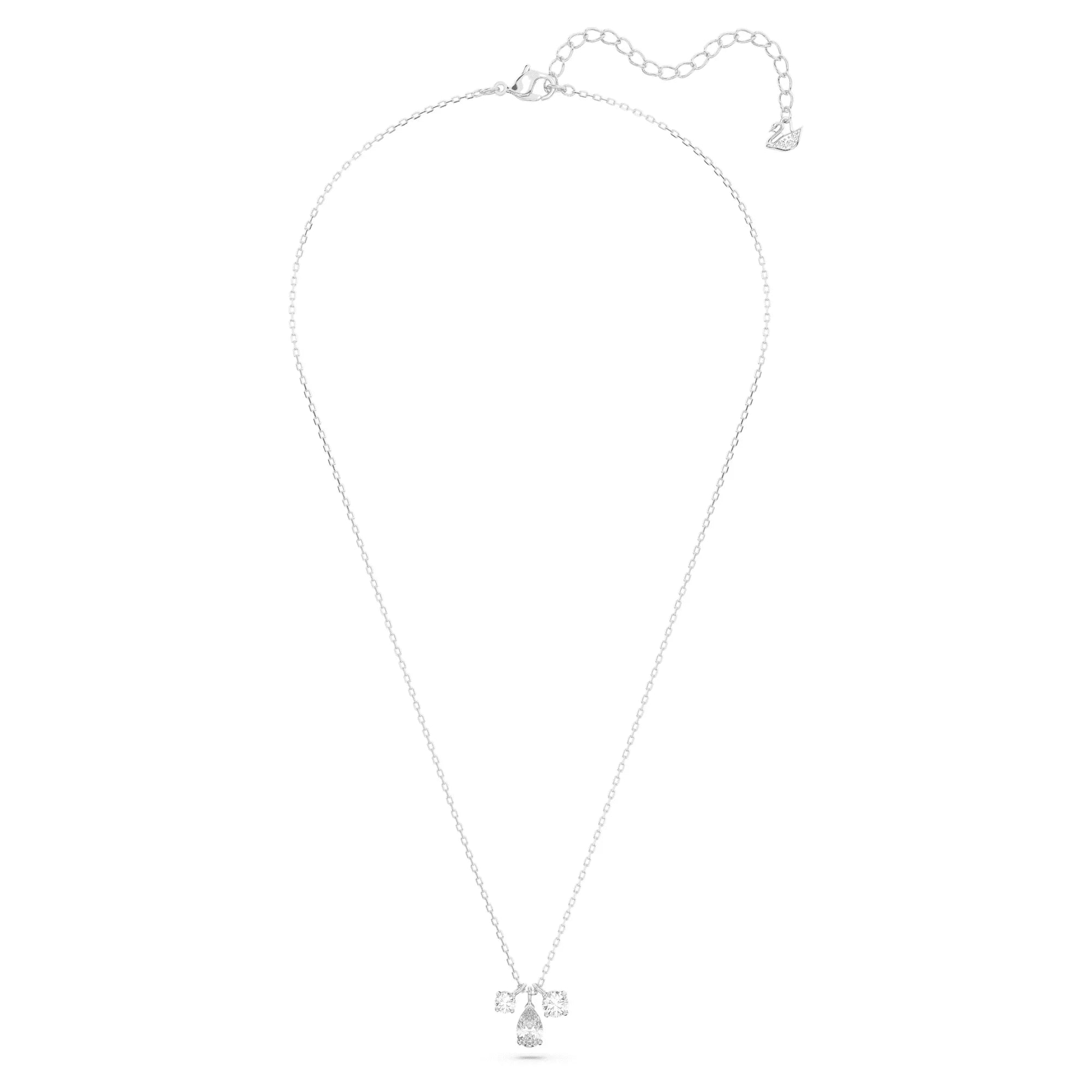 Attract Group medál, fehér ezüst, különböző méretekben – Swarovski nézet 3