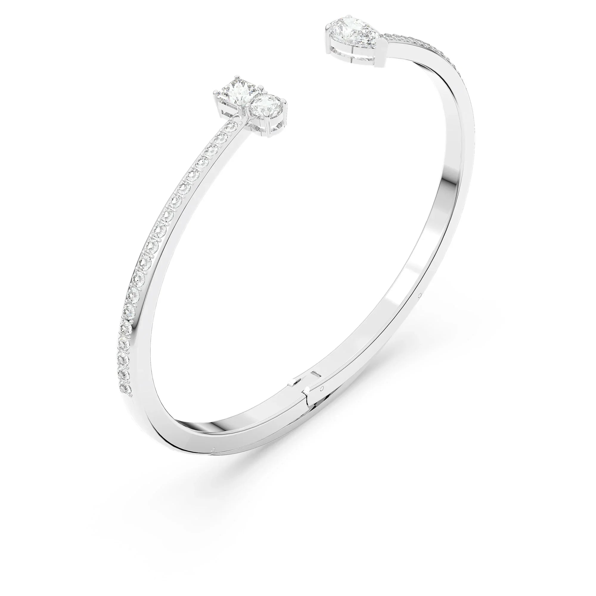 Bratara Swarovski - Mesmera - Diverse marimi - Vedere alb si argintiu 3