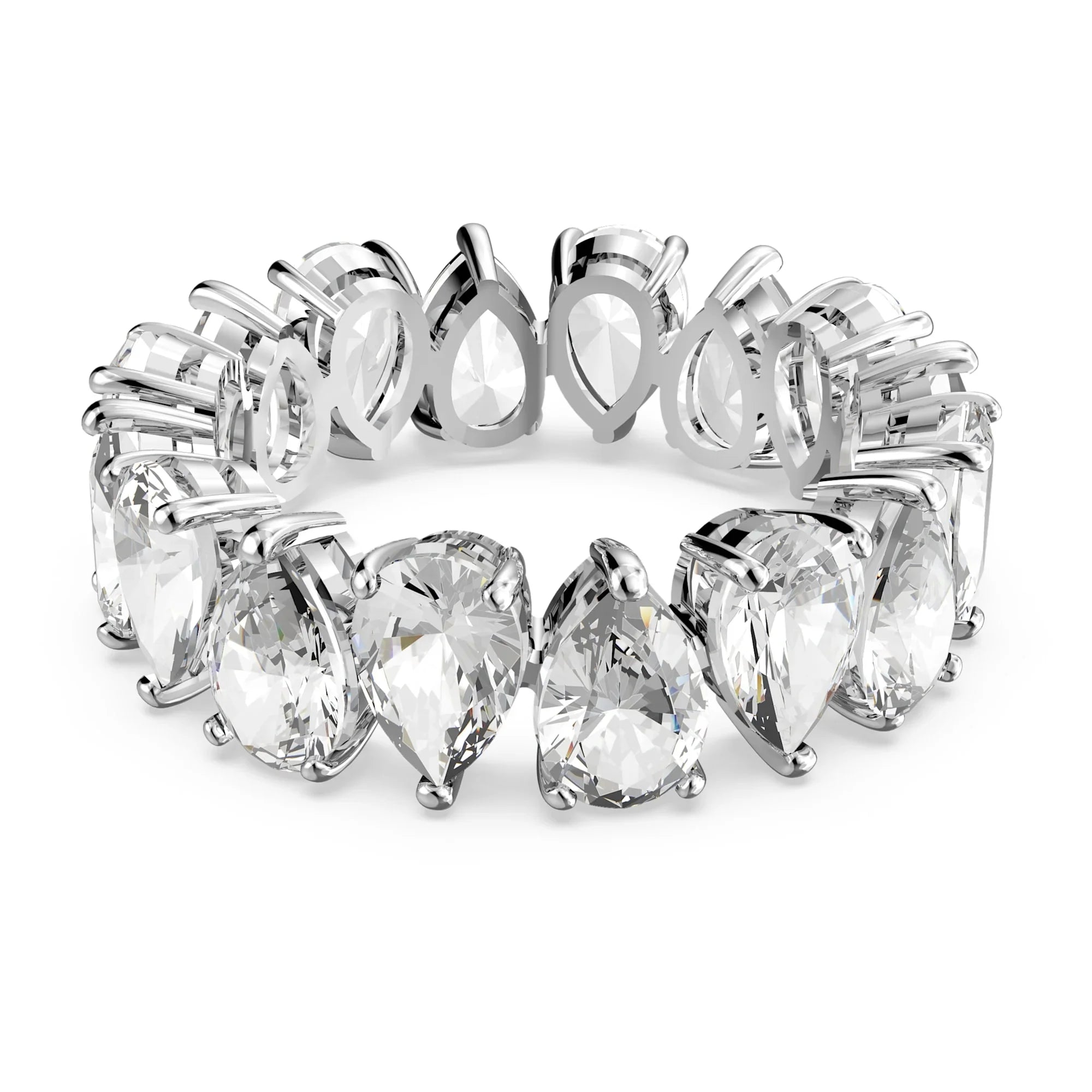 Anillo Vittore Mujer Drop Blanco Plata – Swarovski