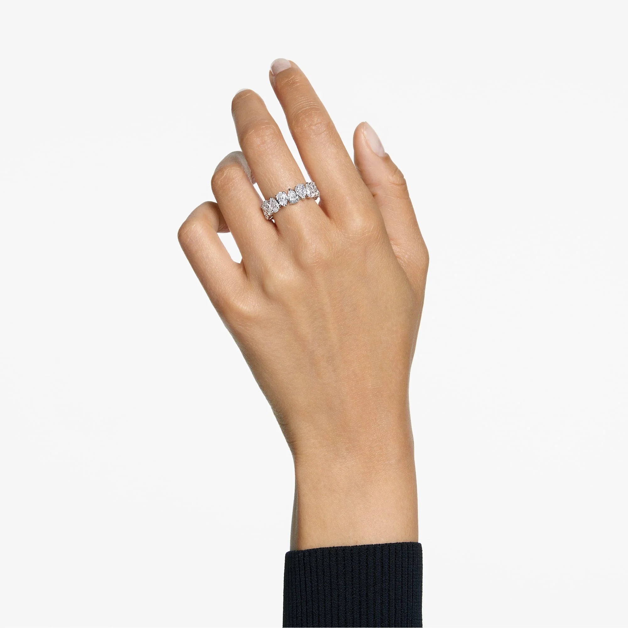 Anillo de mujer Vittore Goutte blanco plata – Swarovski vista 2