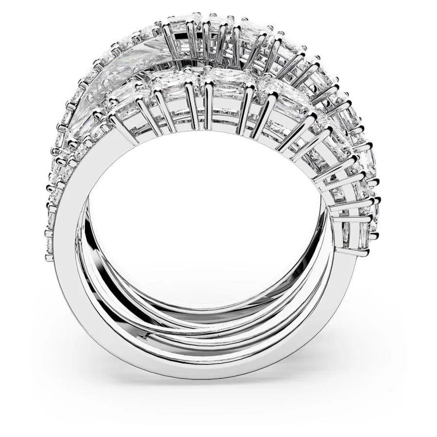 Anillo Swarovski - Hipérbola - Varios tamaños - Blanco y Plata vista 4
