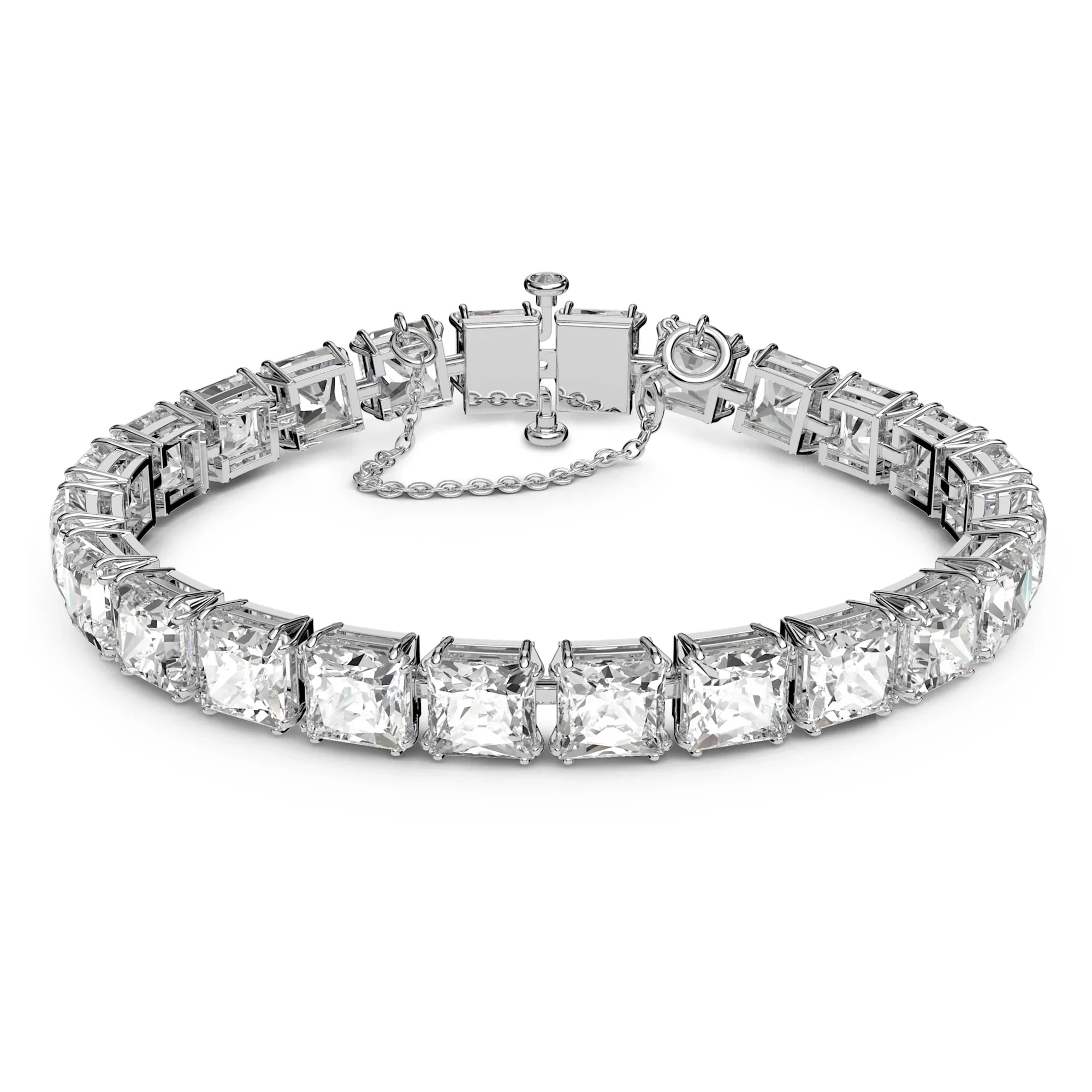 Millenia - Wit Zilver - Armband - Swarovski