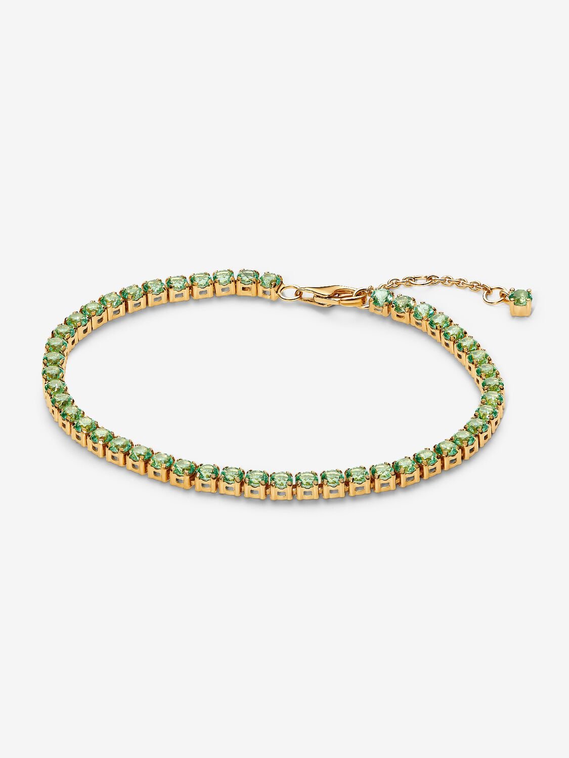 Pulsera de río verde brillante | Pandora