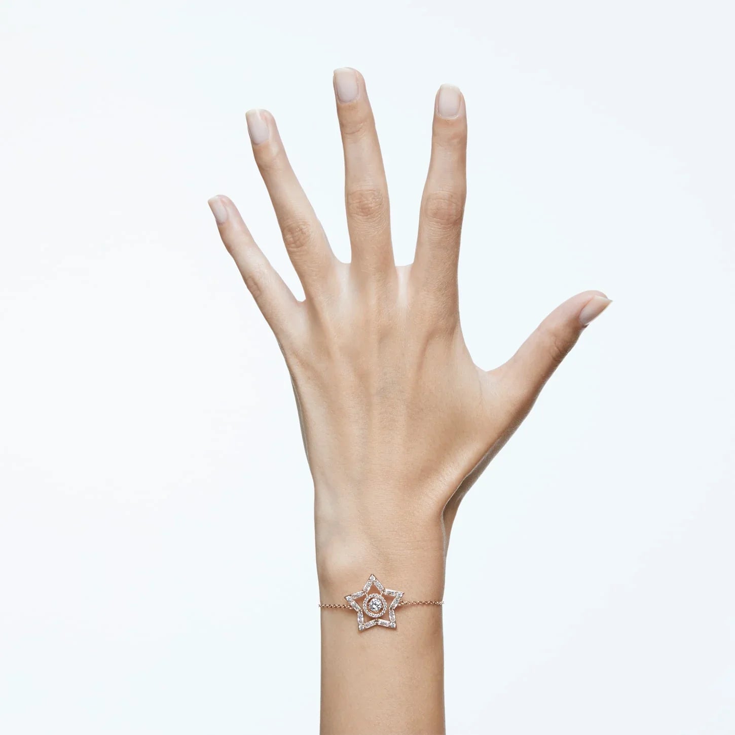 Stella - Bílá zlatá růže - Náramek - Swarovski Zobrazit 2