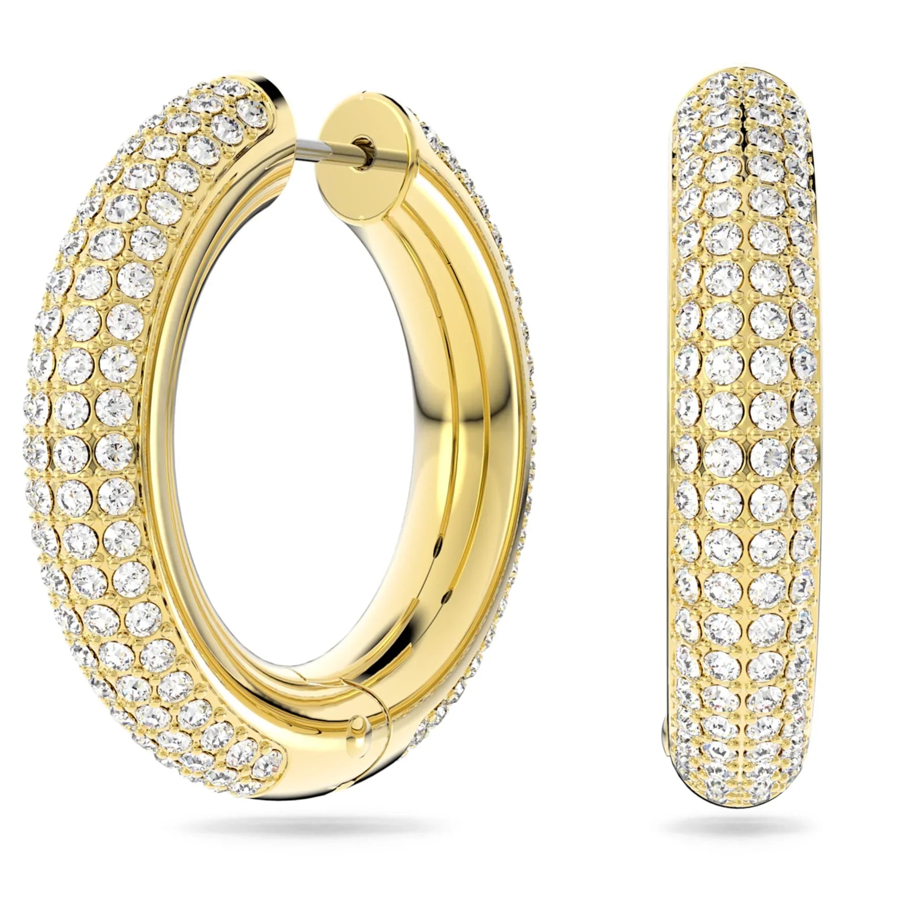 Γυναικεία σκουλαρίκια Dexera από λευκό χρυσό – Swarovski