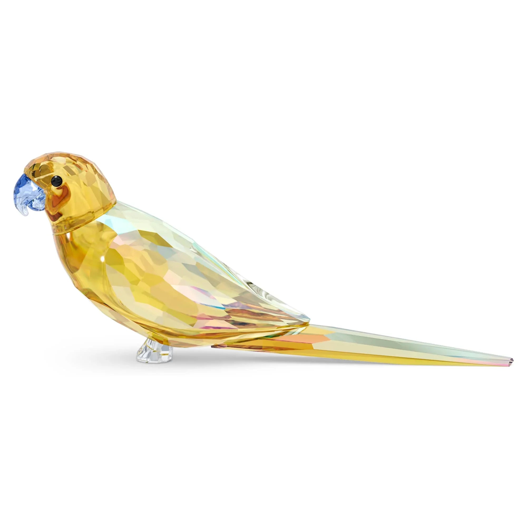 Jungle Beats Yellow Parakeet Figurine – Swarovski