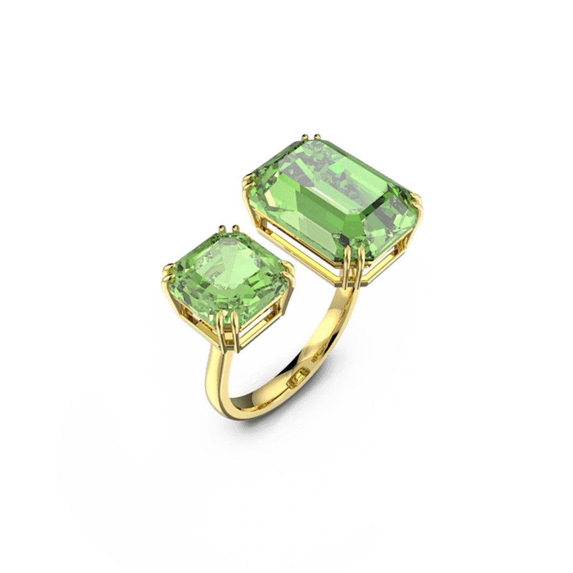 Anillo Millenia Mujer Octogonal Oro Verde – Swarovski