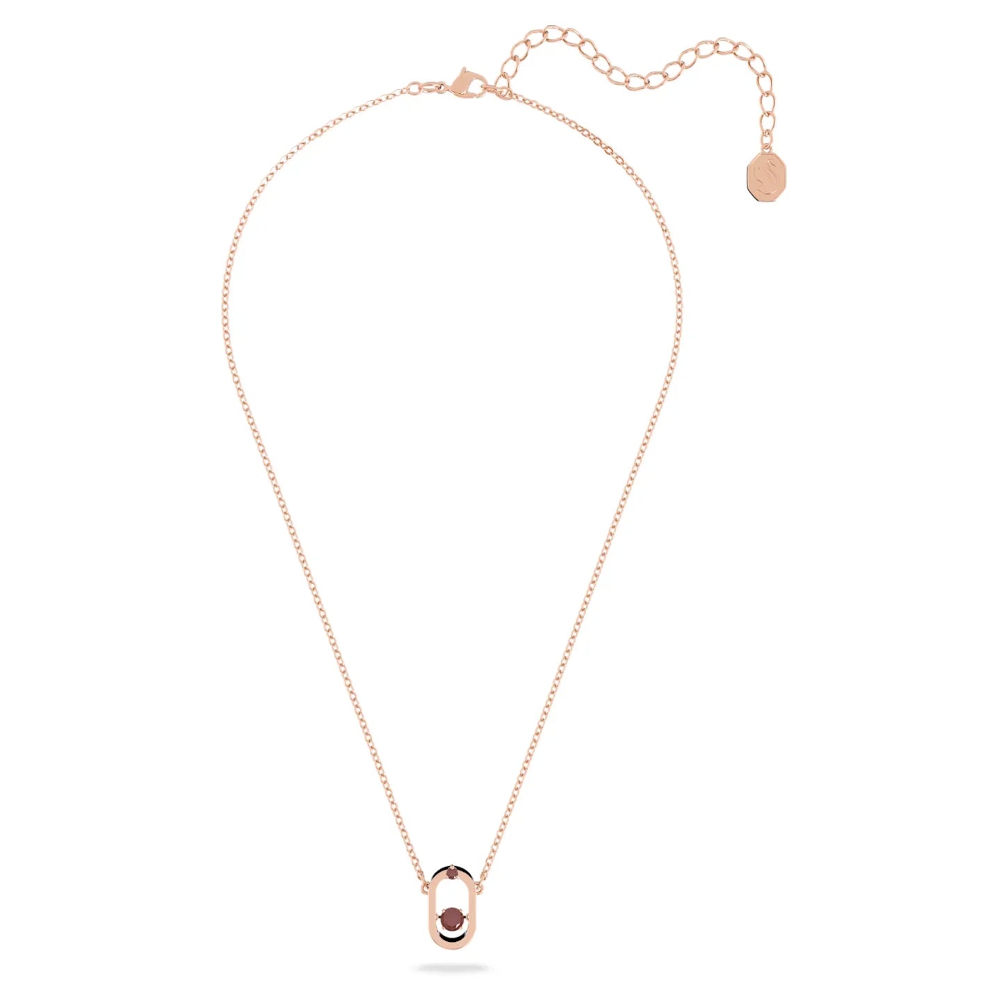 Swarovski medál - Una - Kerek szabású - Red & Rosé nézet 3