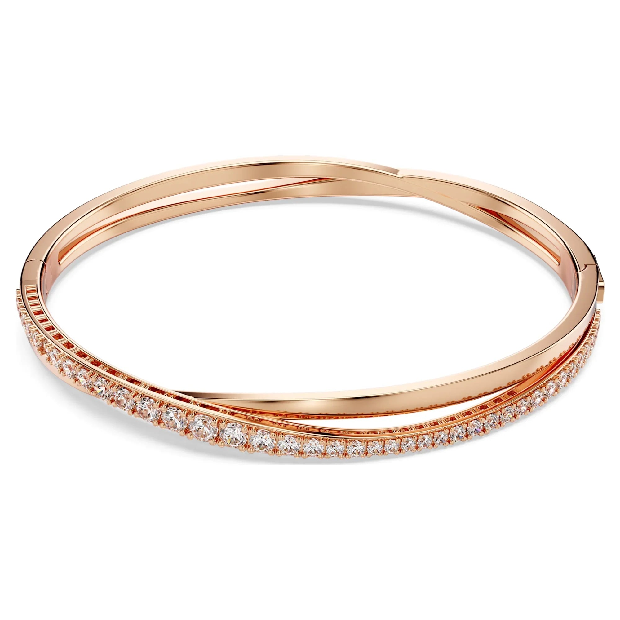 Swarovski karkötő - Hyperbola - White & Rosé