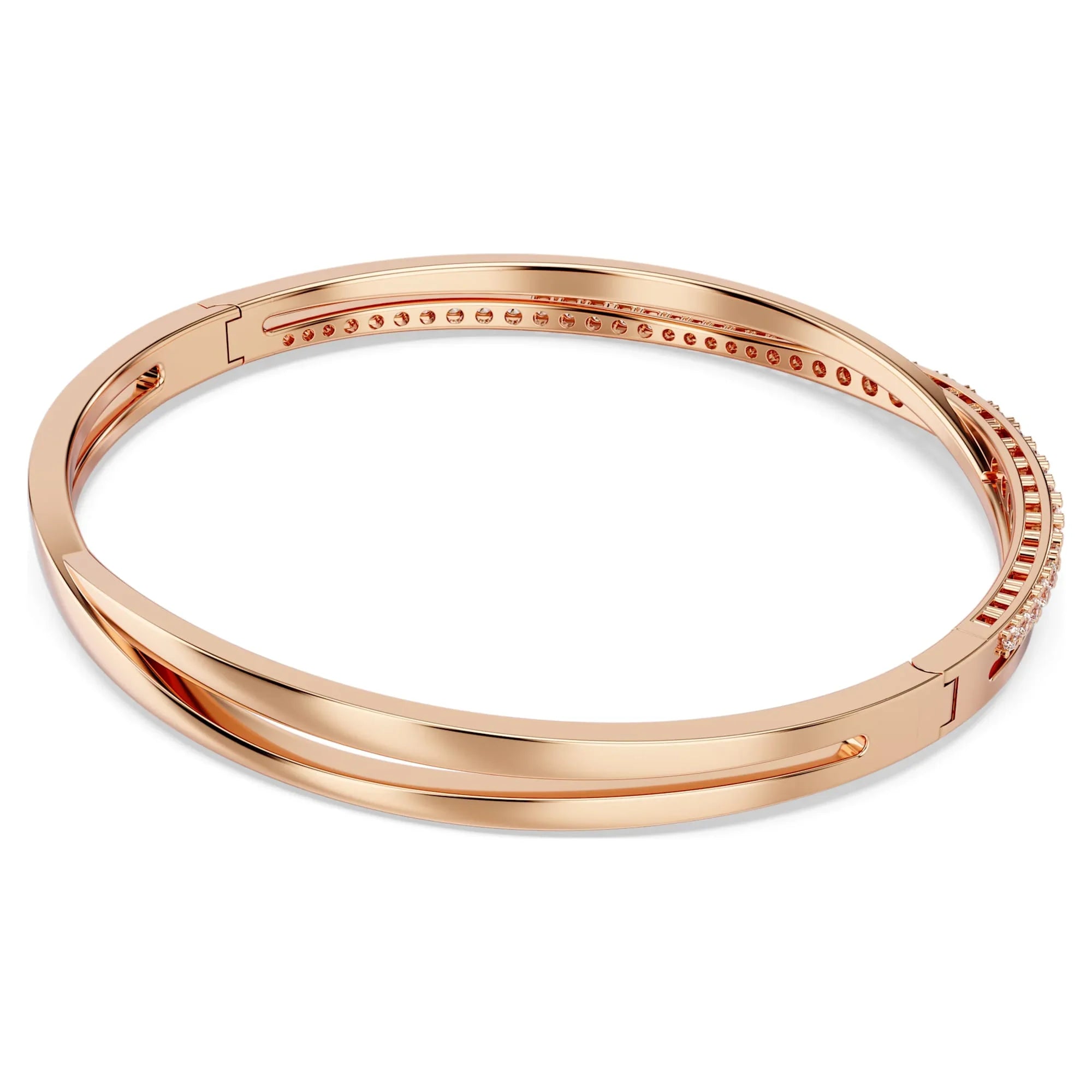 Swarovski karkötő - Hyperbola - White & Rosé nézet 4