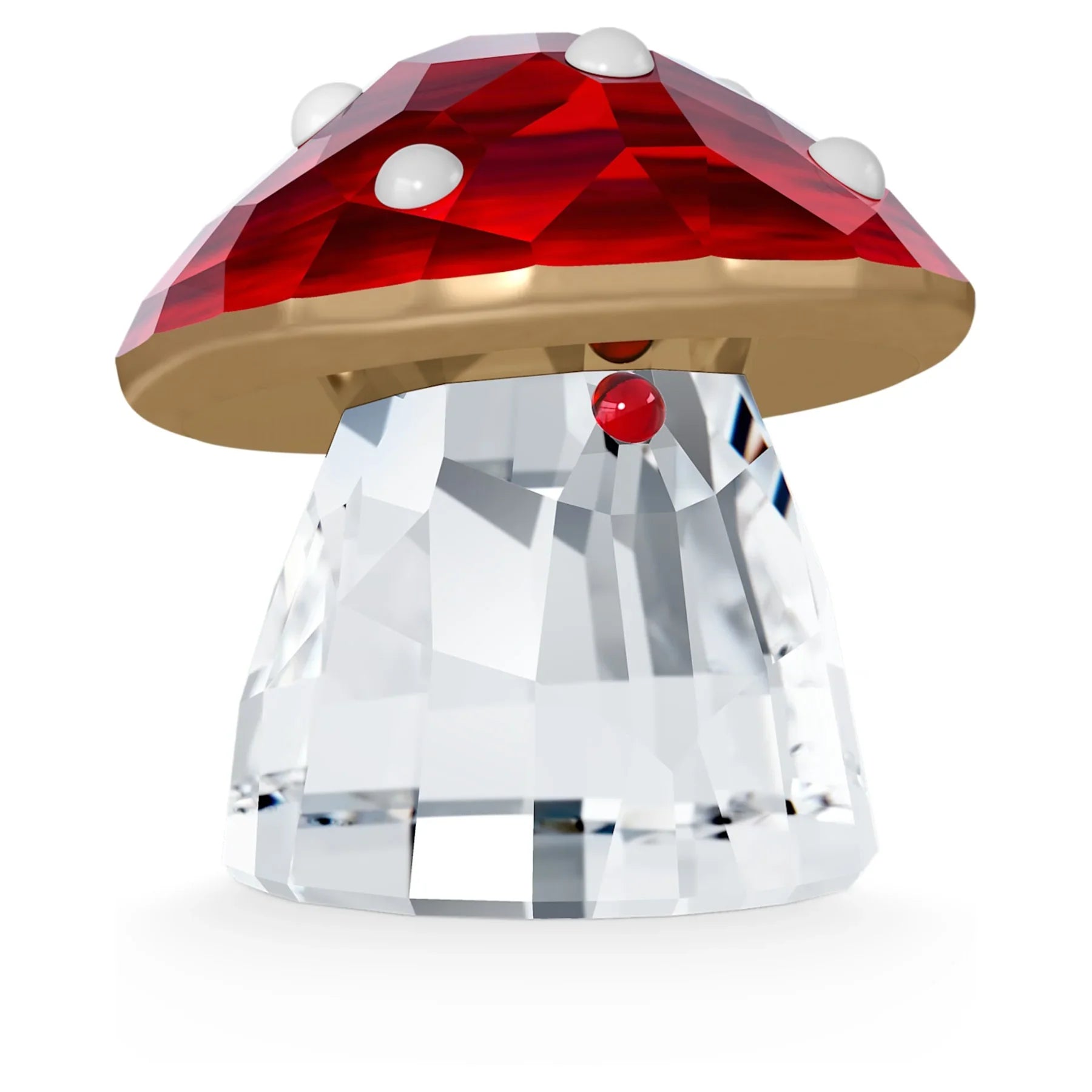 Holiday Cheers Red Mushroom Figurine – Swarovski