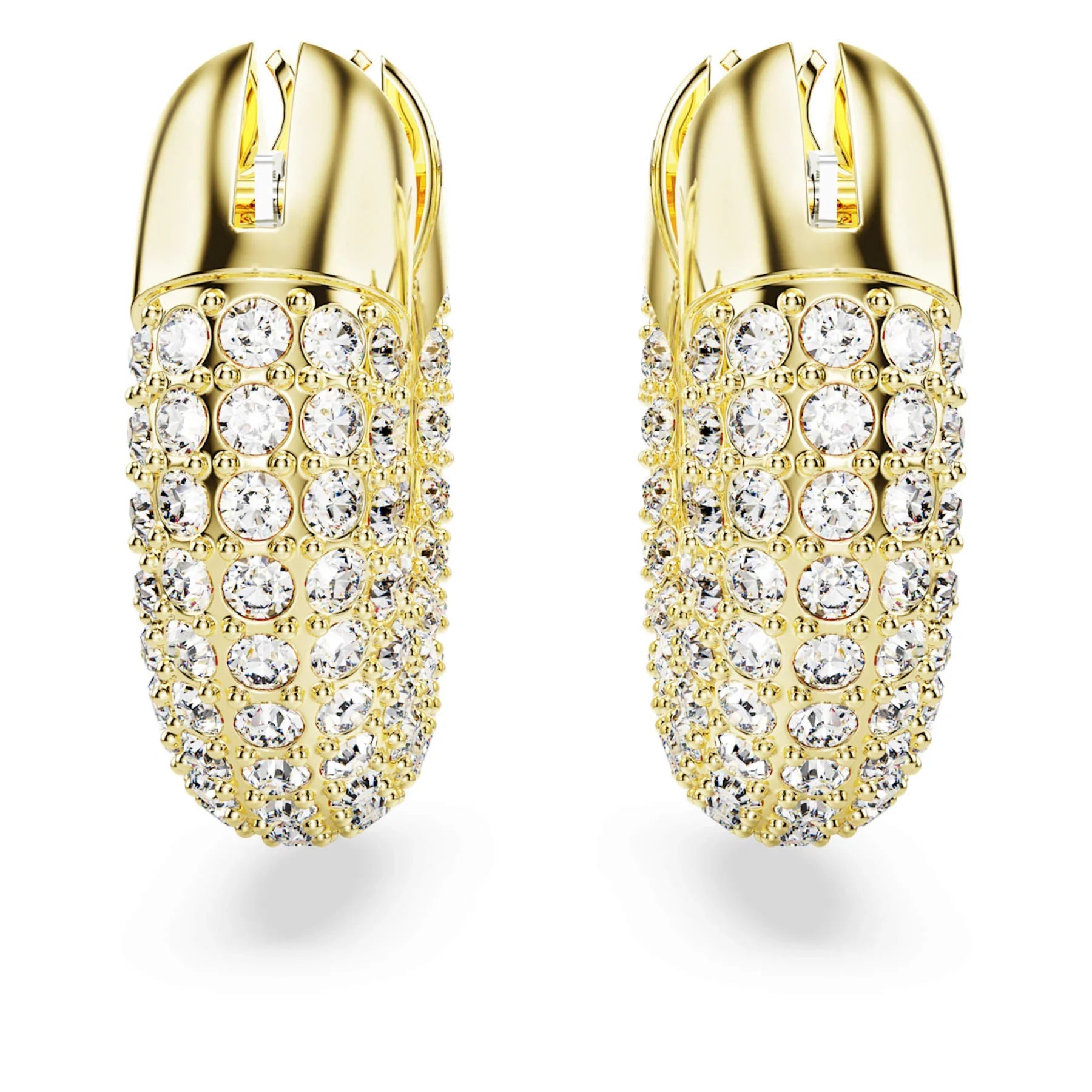 Cercei Swarovski - Dextera - Mici - Vedere alb și roz 3