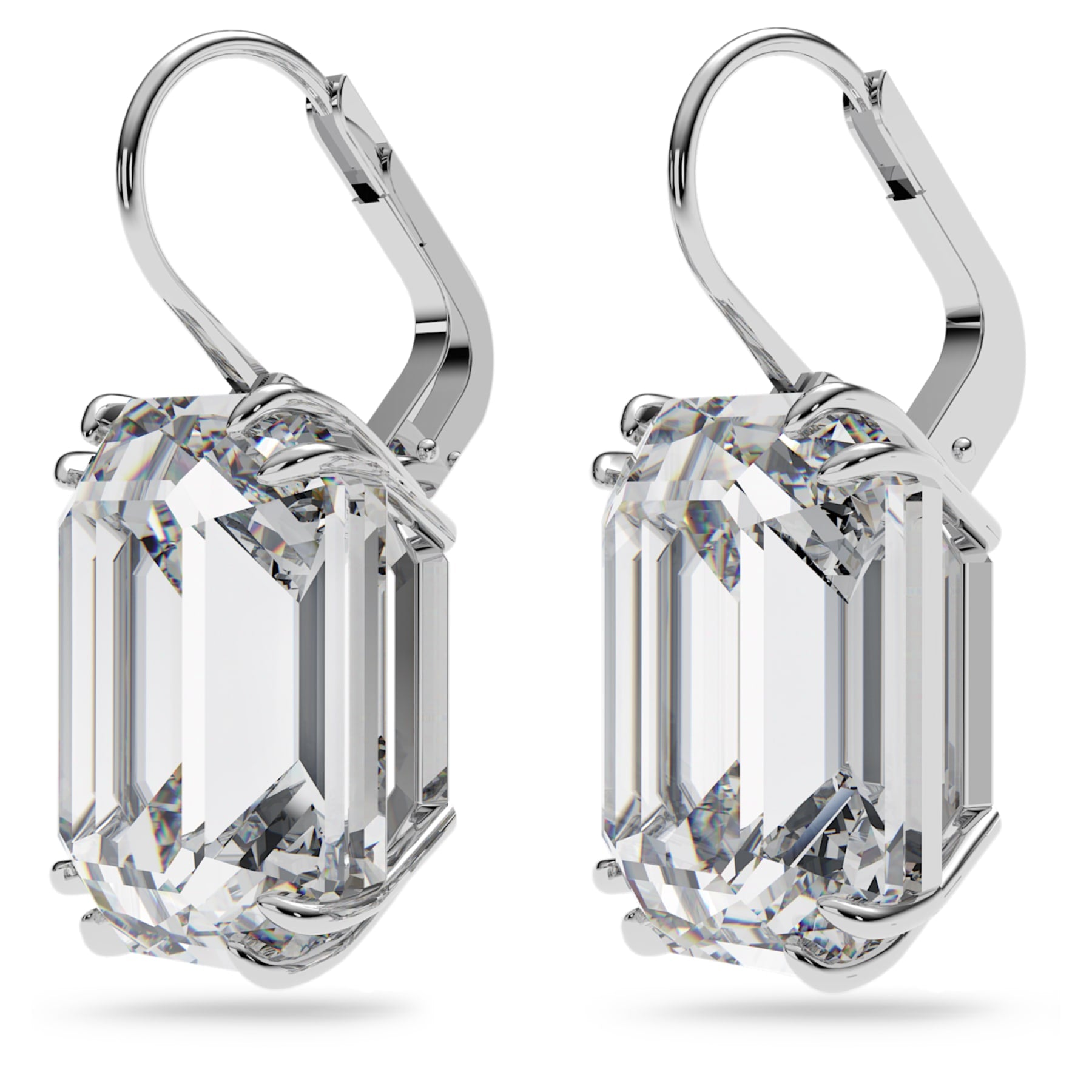 Millenia Women's Earrings White Silver – Swarovski