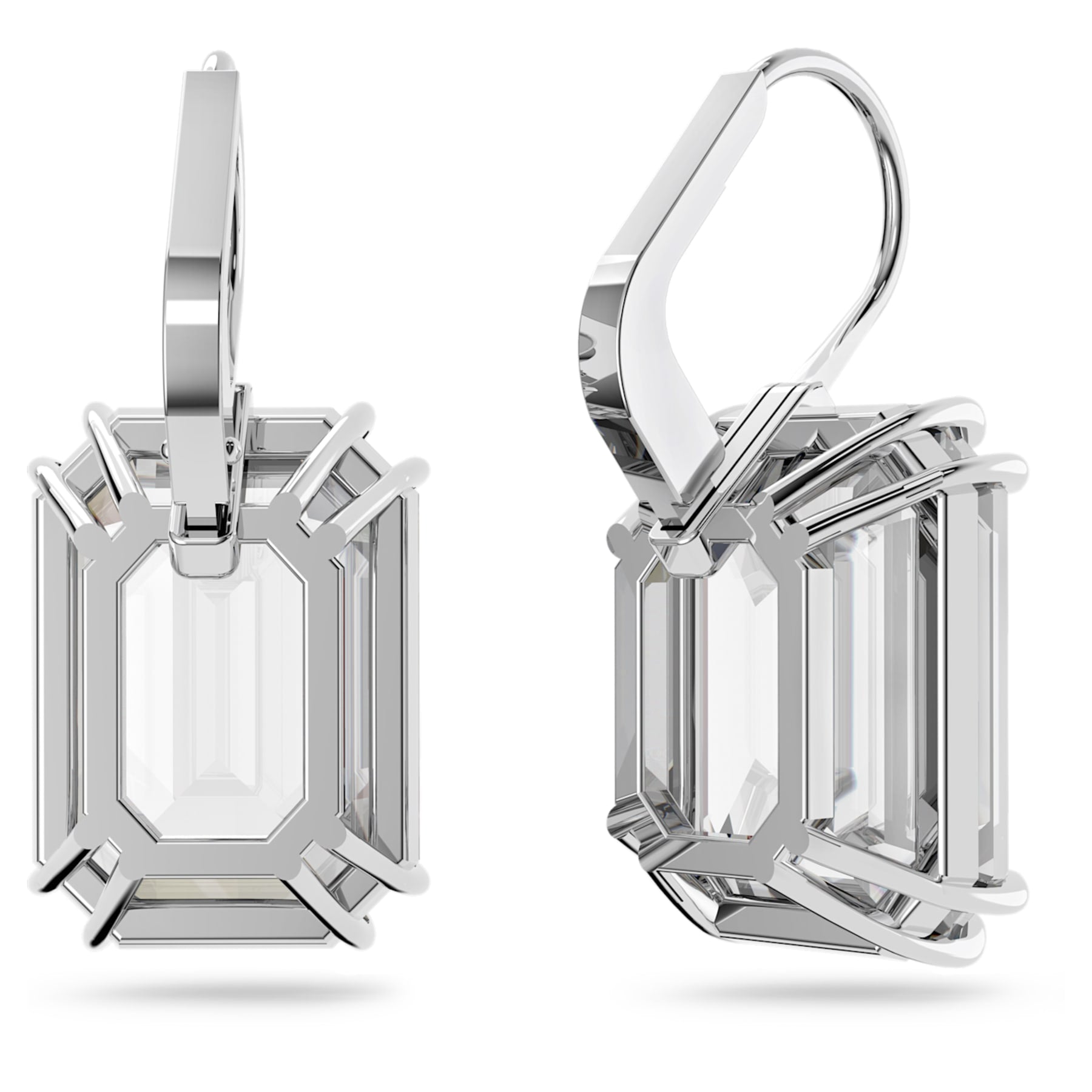 Millenia Women's Earrings White Silver – Swarovski