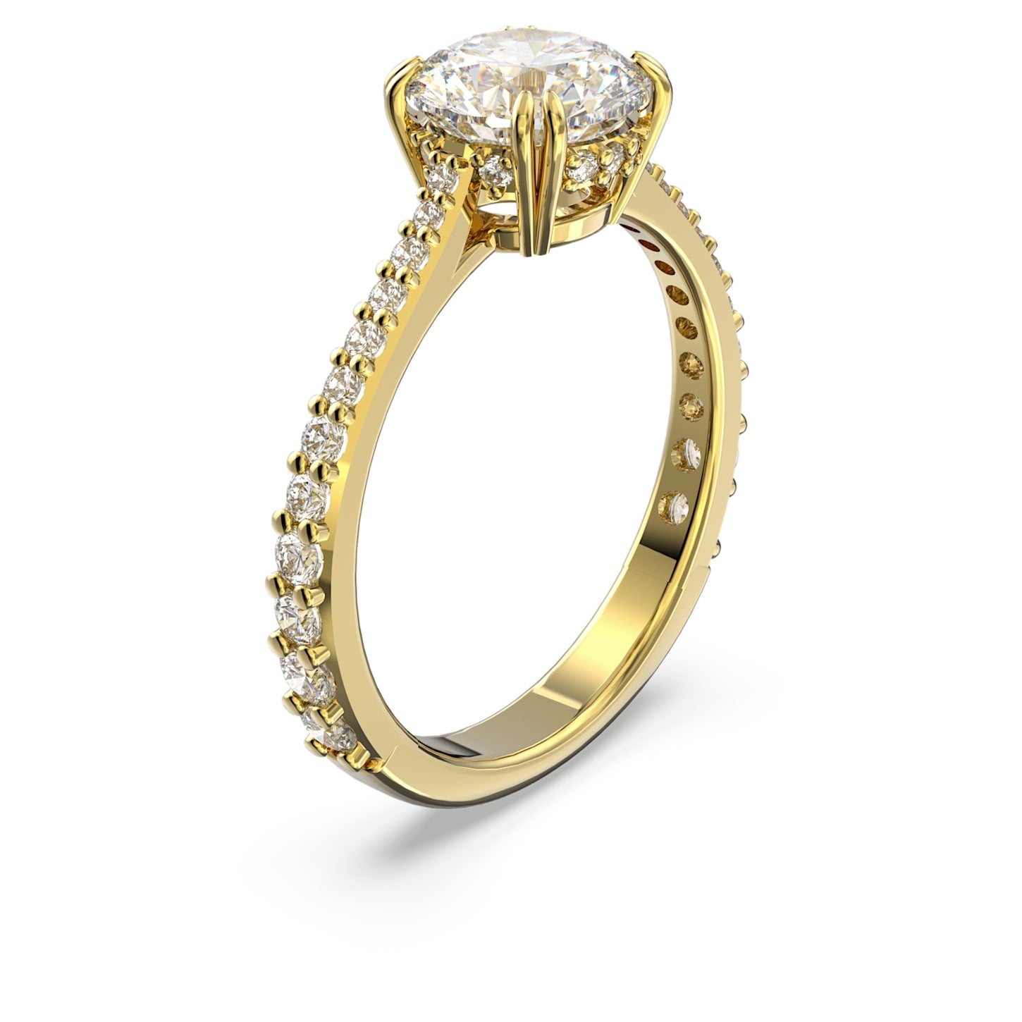 Anello da donna Constella Princess in oro bianco – Swarovski