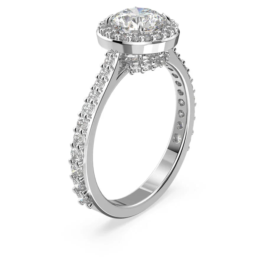 Swarovski Ring – Una Angelic – Rundschliff – Weiß und Rosé, Ansicht 2