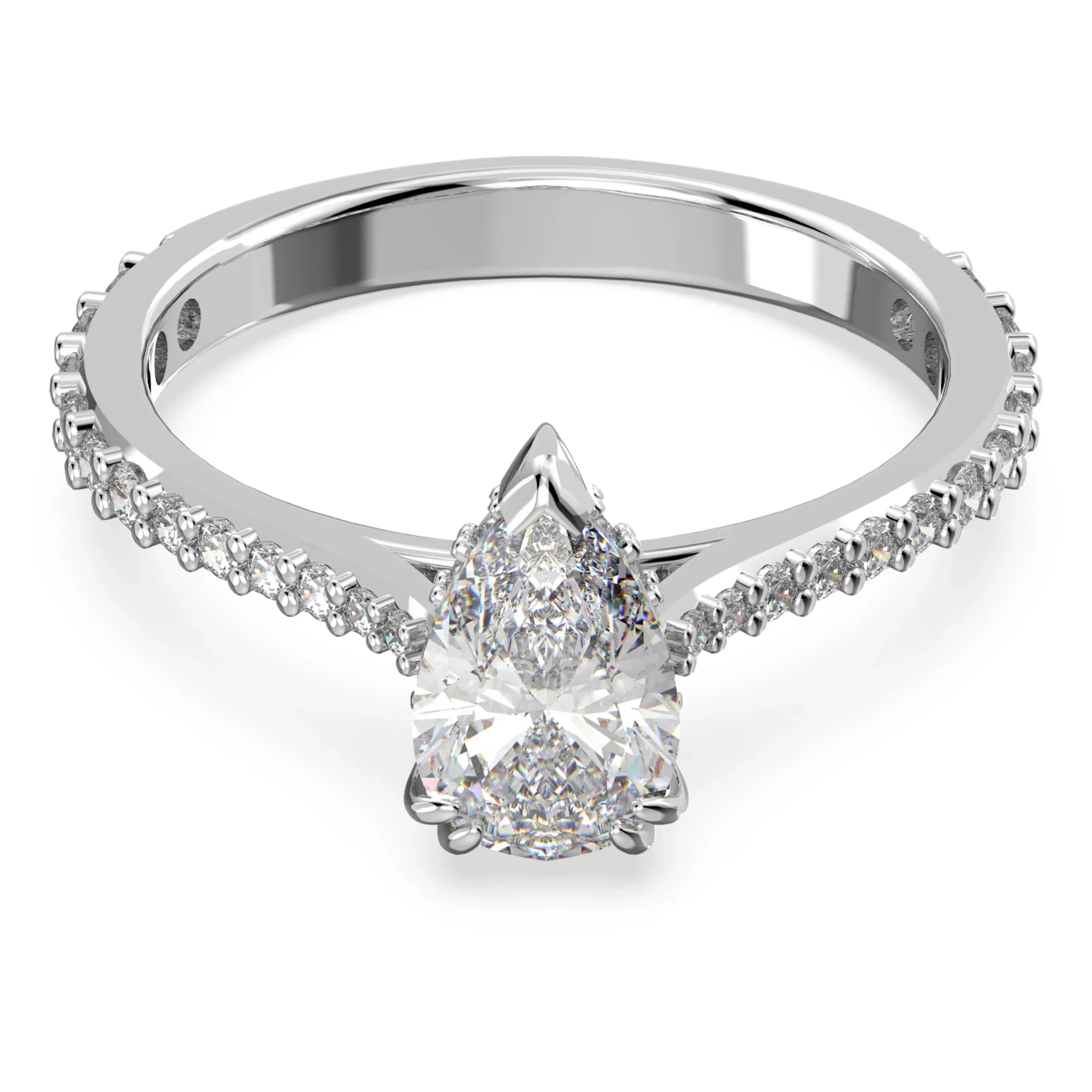 Anillo Millenia Mujer Blanco Plata – Swarovski
