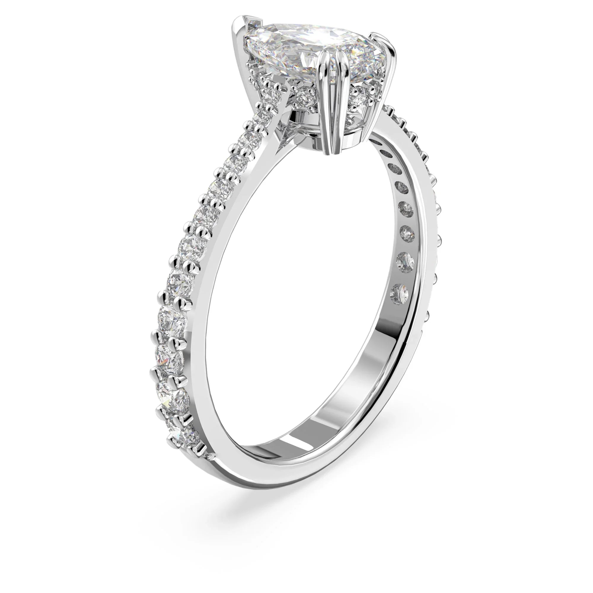 Anello Millenia da donna bianco argento – Swarovski vista 3