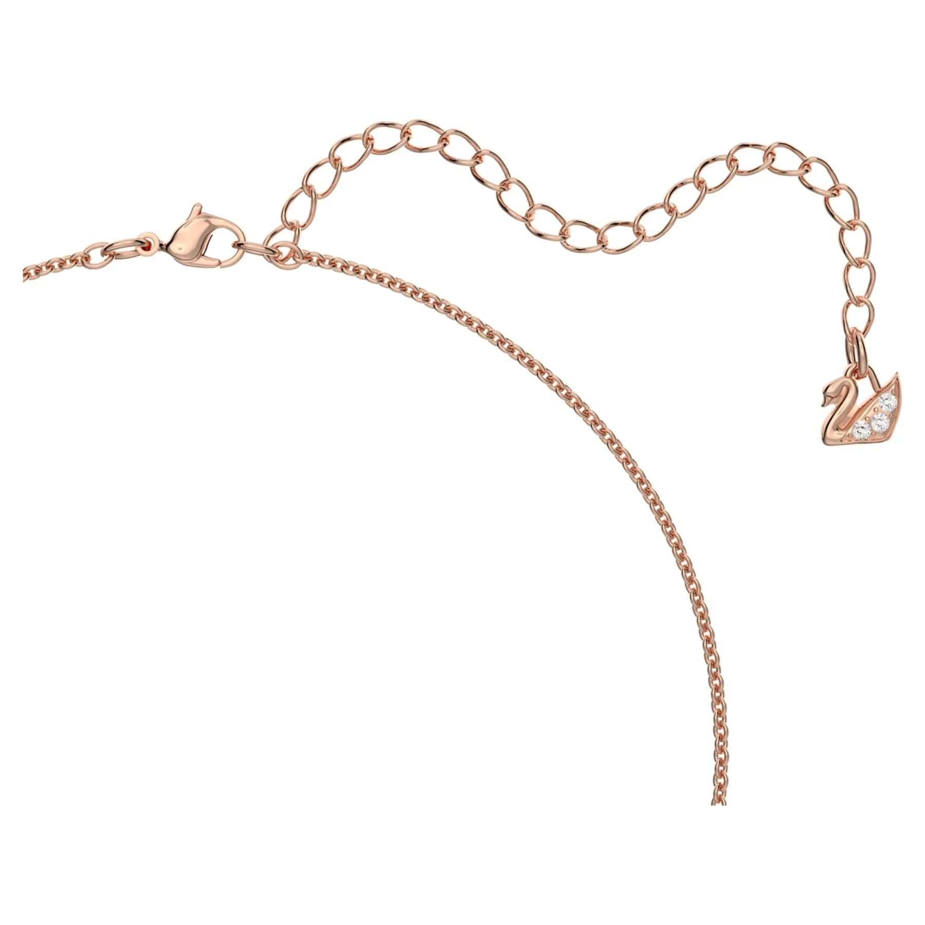 Pembe Altın Teddy Bear Kolye – Swarovski görünümü 5