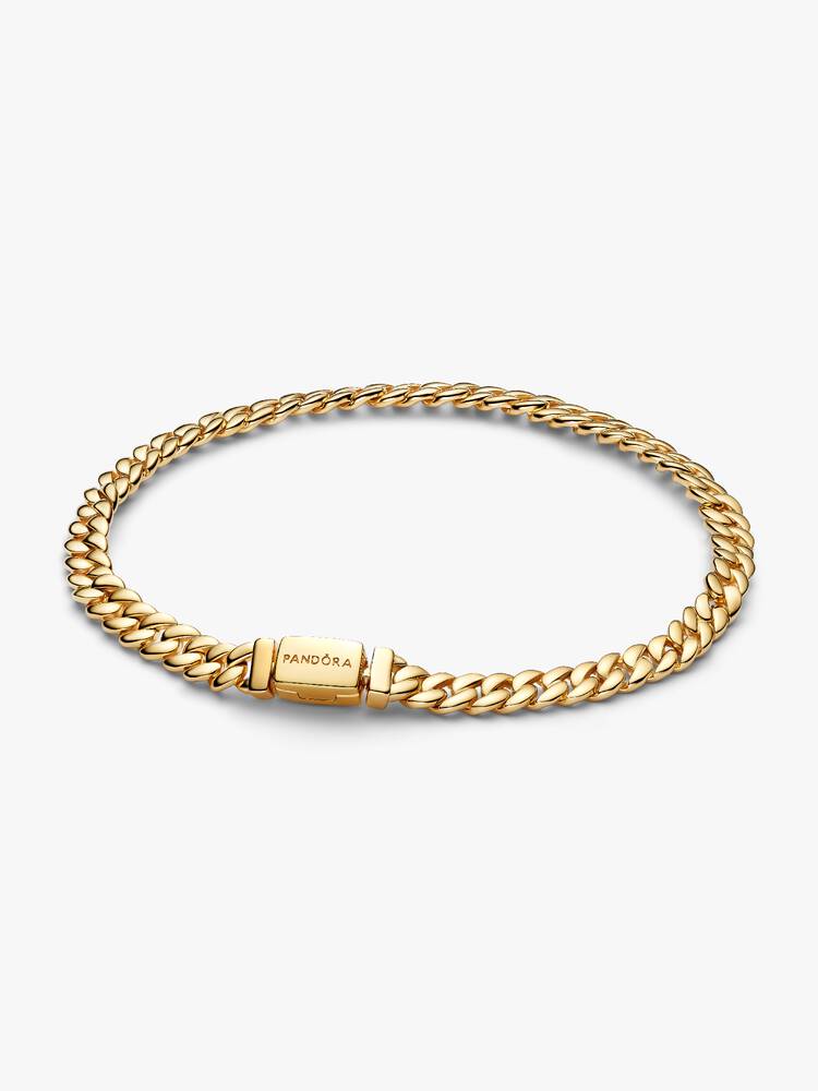Pandora Bracelet - Golden Cuban Mesh | 564367C00