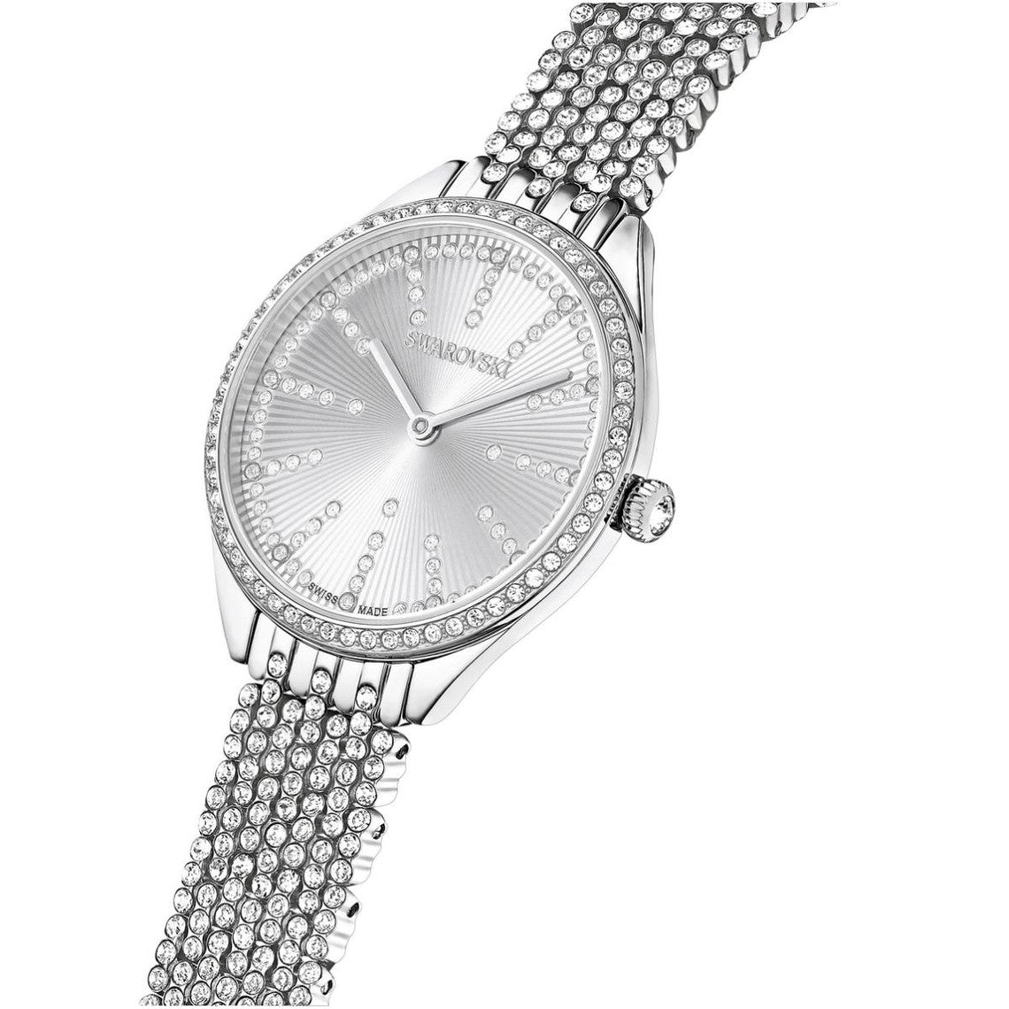 Reloj Swarovski Colección Attract Blanco Plata – Azuline
