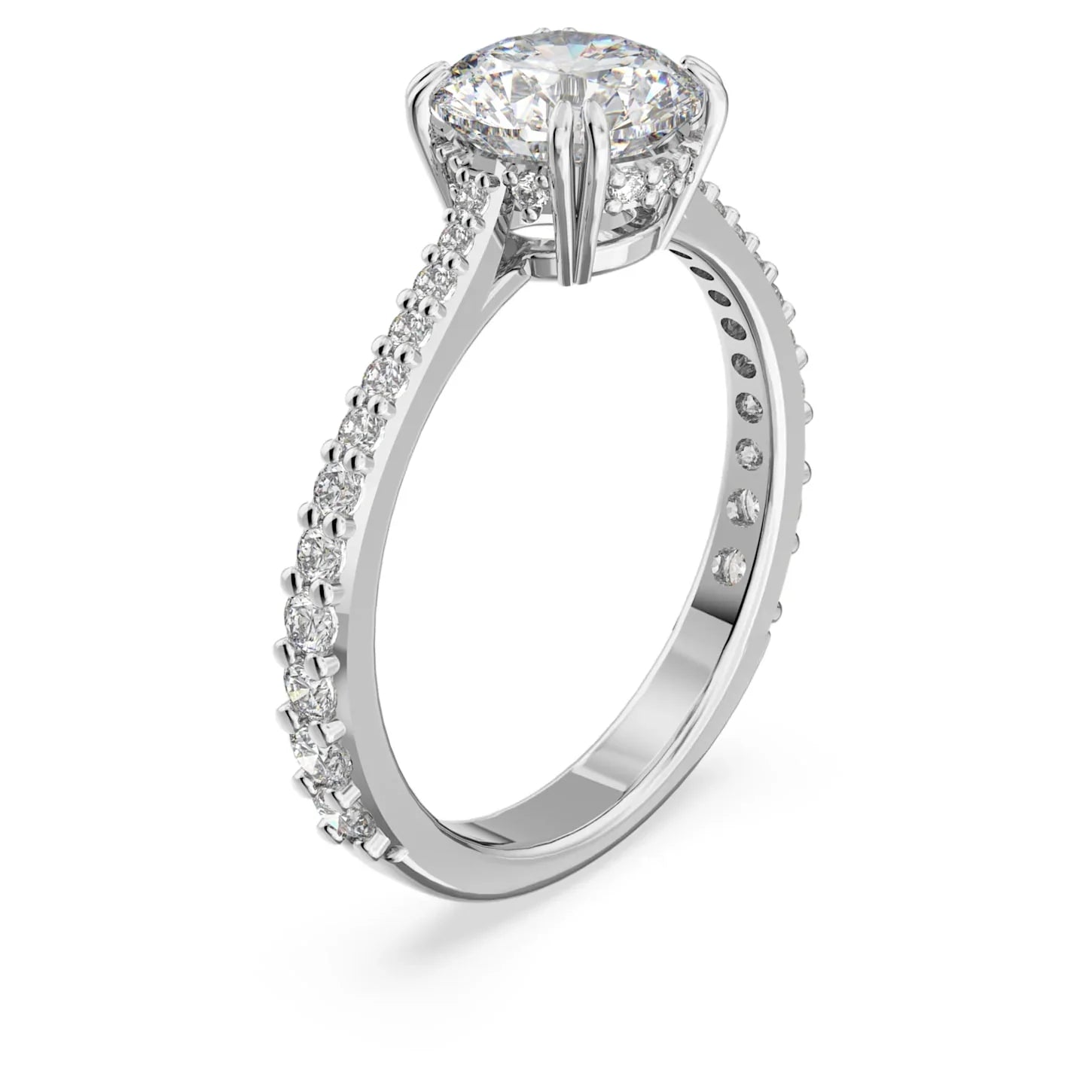 Anillo Mujer Constella Princesa Plata Blanca – Swarovski vista 3