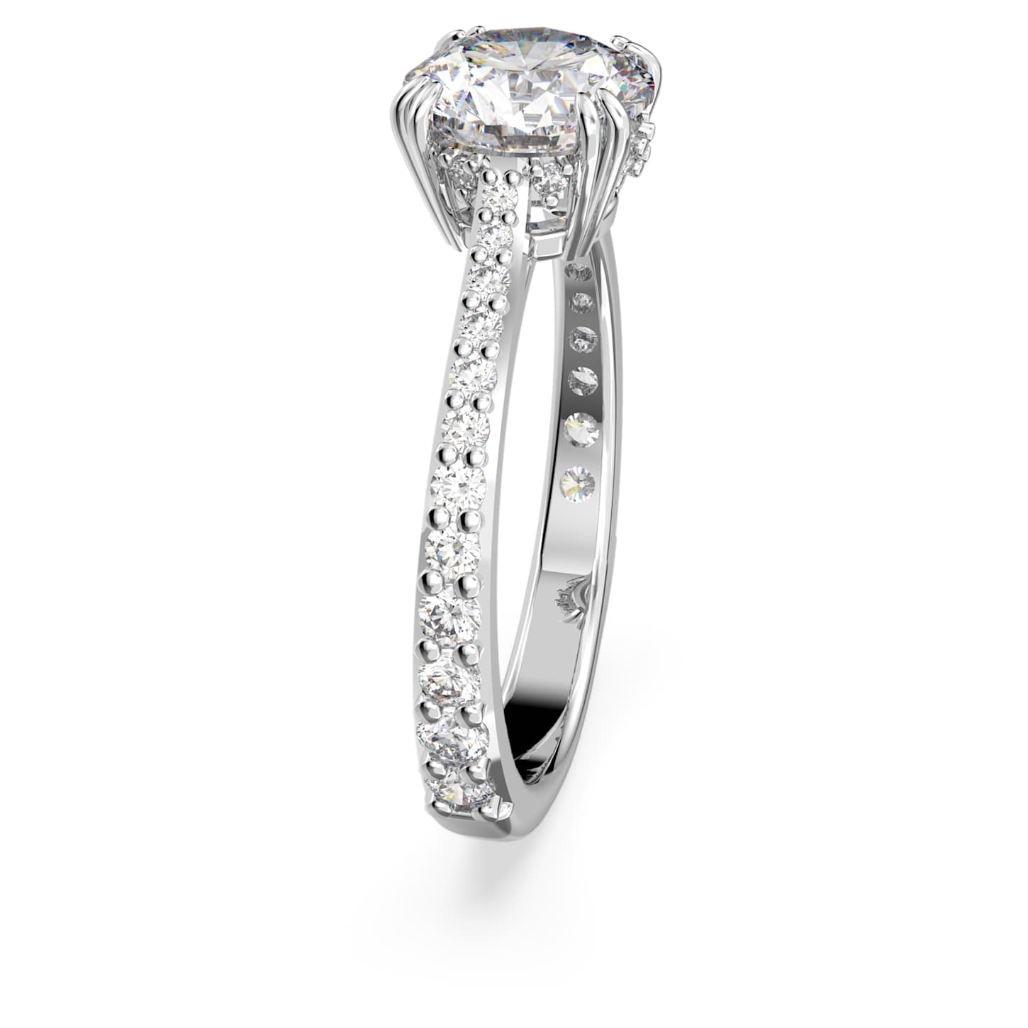 Constella Princess White Silver Women's Ring – Swarovski