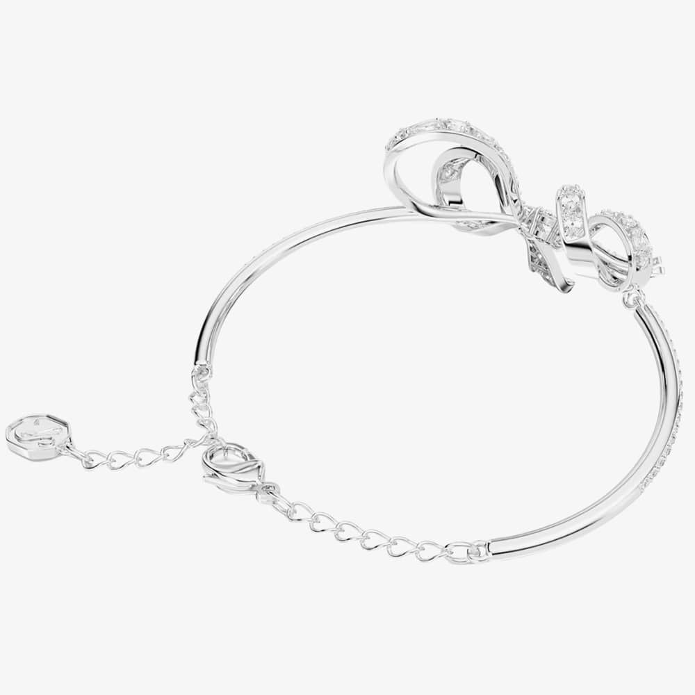 Bracelet Femme Volta Noeud Blanc Argenté – Swarovski