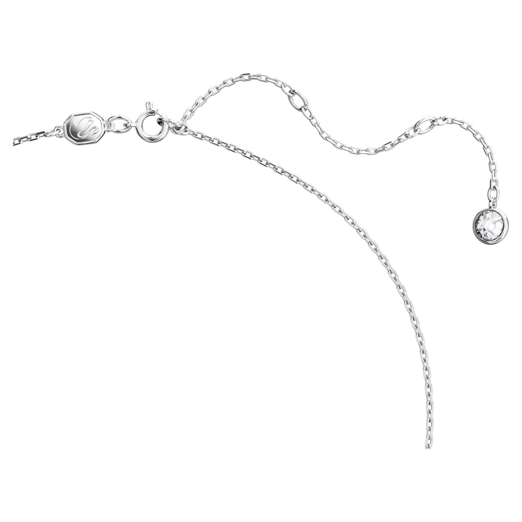Pendentif Iconic Swan Cygne Medium Blanc Rhodié – Swarovski vue 5