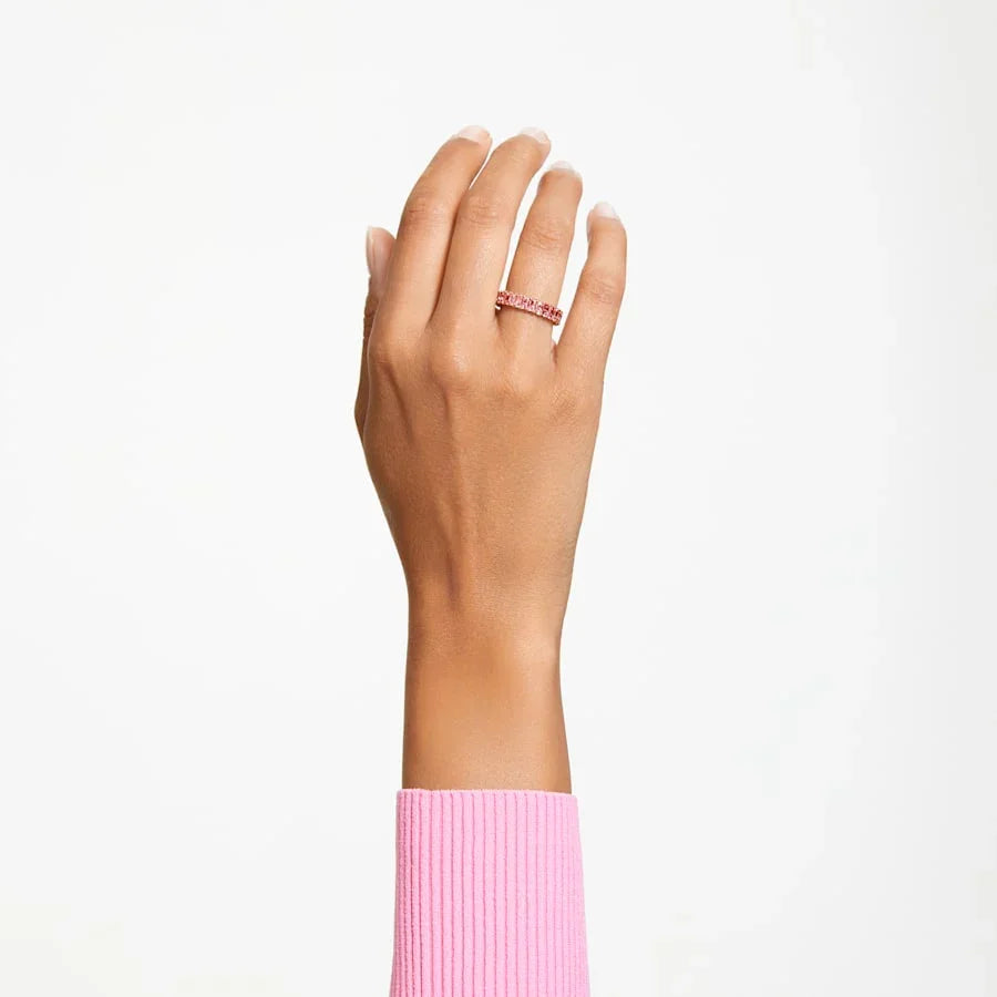 Matrix Baguette Rose női gyűrű Rose Gold – Swarovski nézet 3