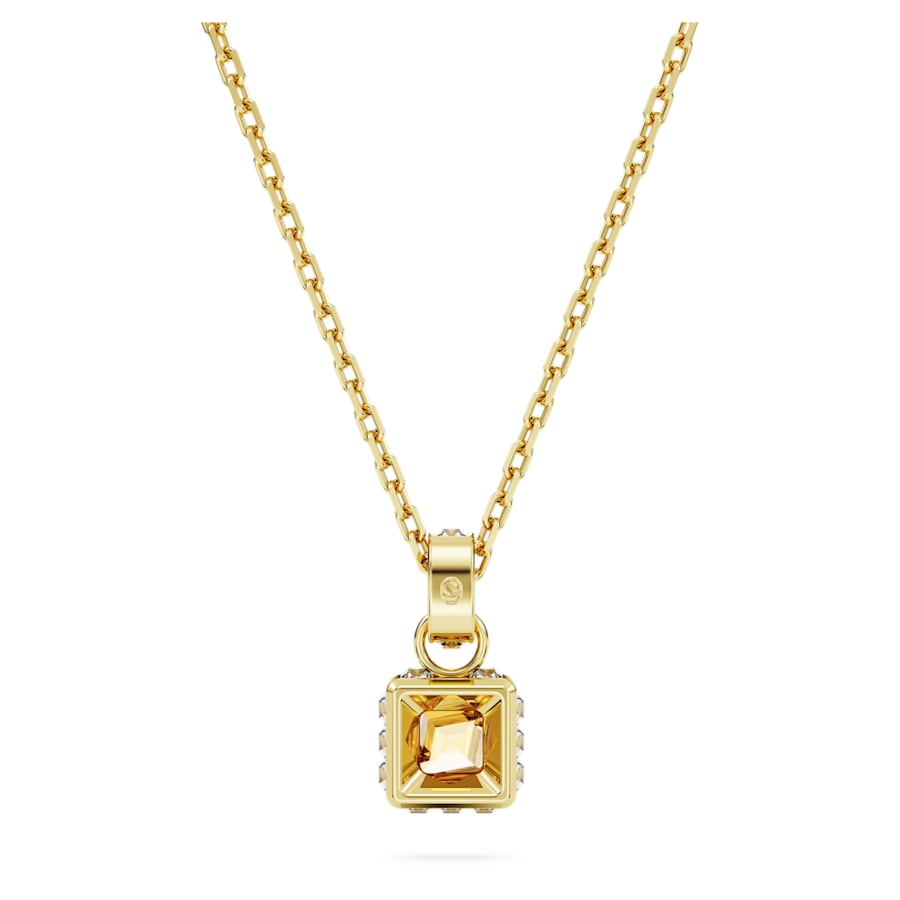 Golden Yellow Square Chroma Pendant – Swarovski