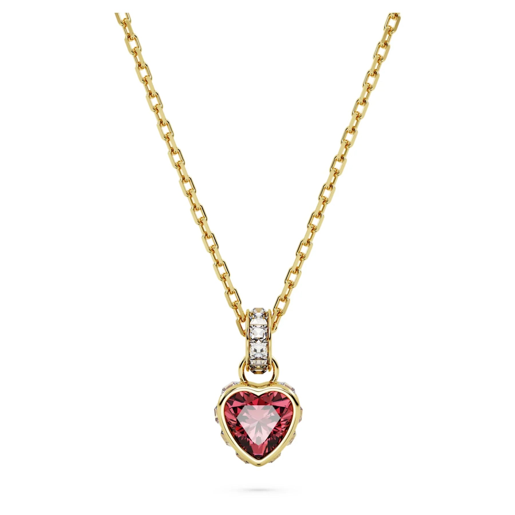 Pingente Swarovski - Croma - Vermelho e Dourado