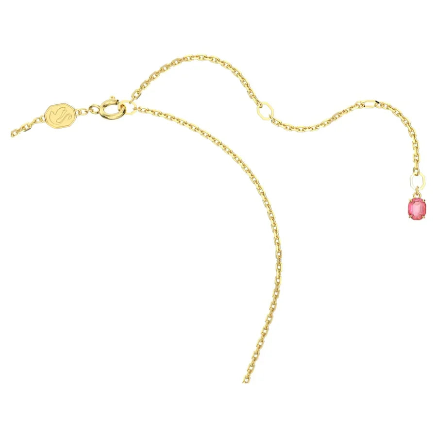 Κολιέ Idyllia Rose Gold Flower – άποψη Swarovski 4