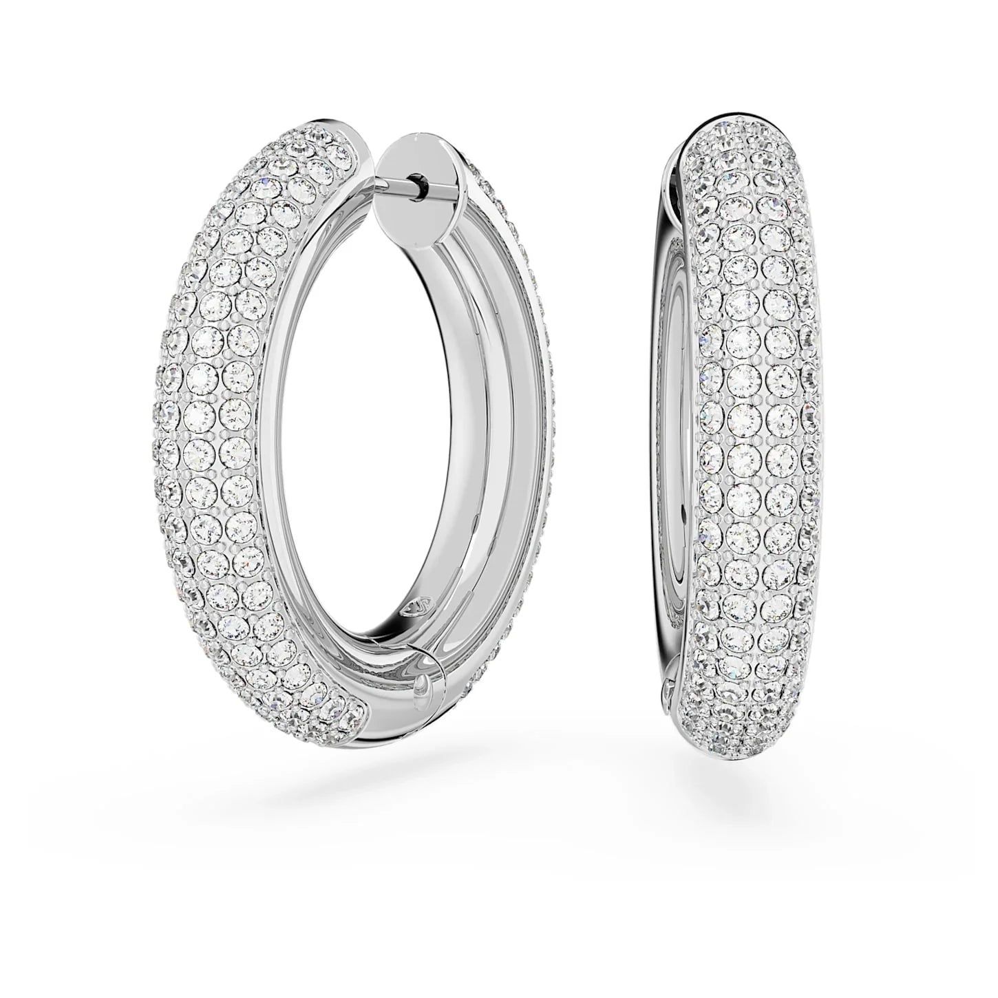 Damskie kolczyki Dextera z białego srebra – Swarovski