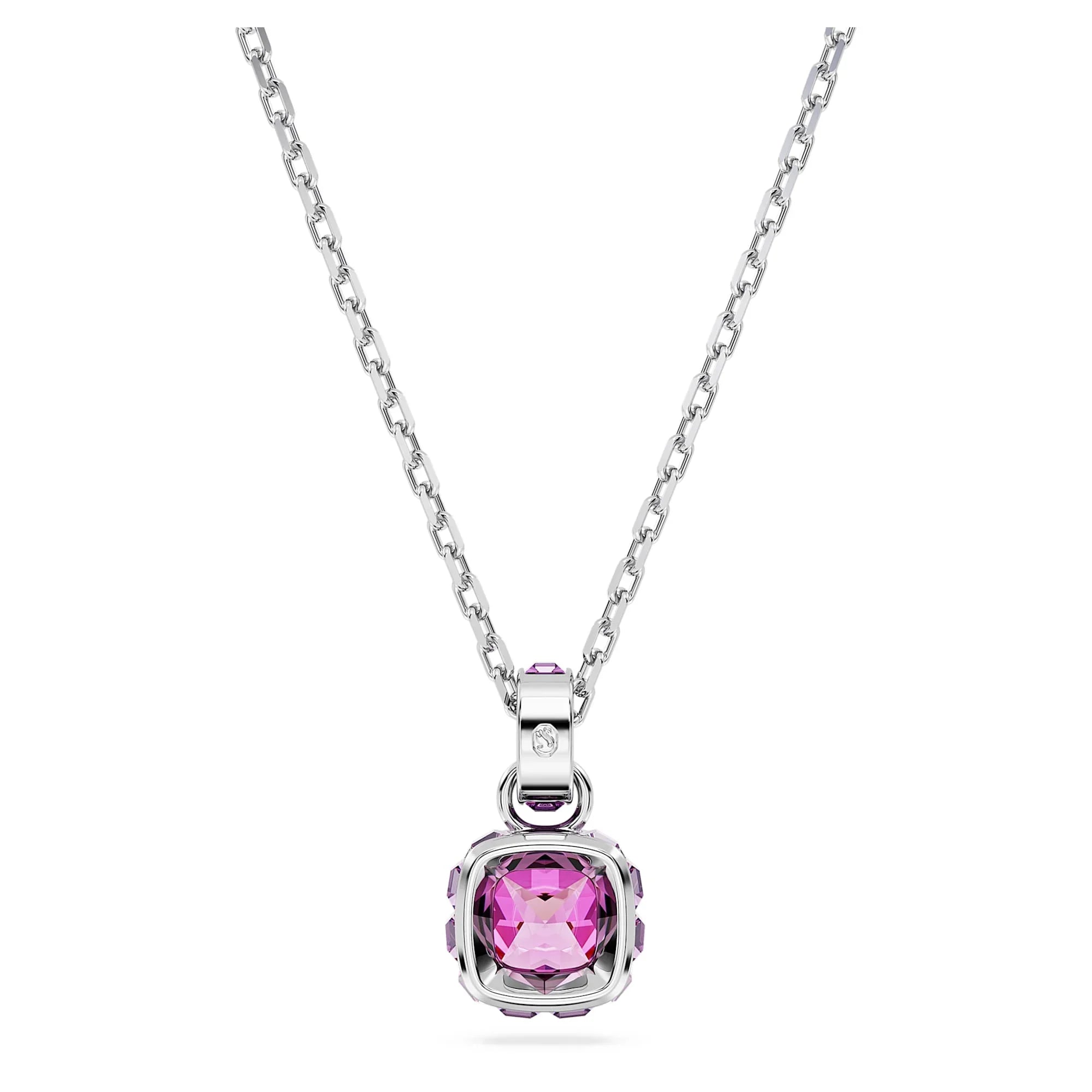 Februari Birthstone Halsband Lila Silver – Swarovski view 5