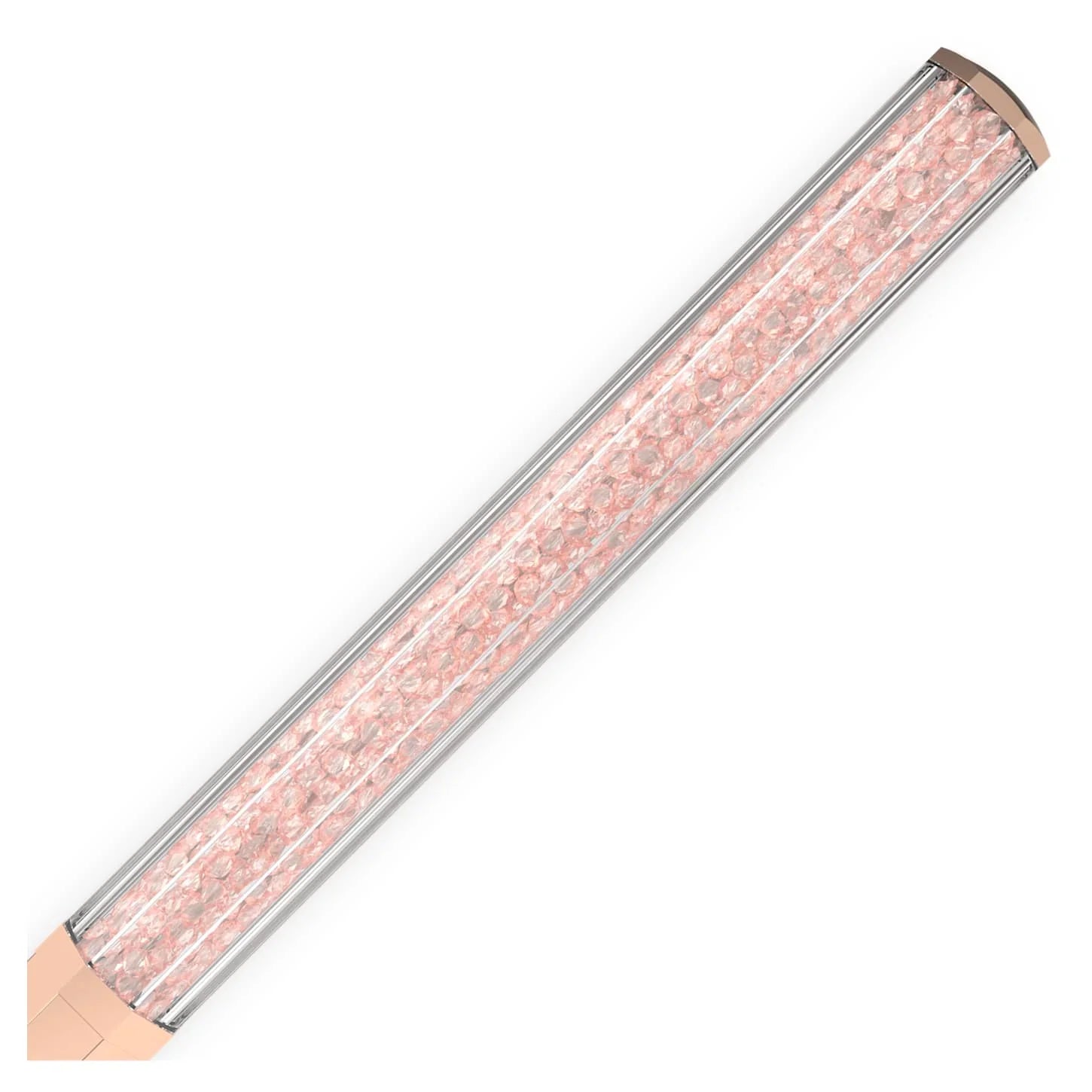 Krystallinsk - Åttekantet - Rosa - Kulepenn - Swarovski-visning 2