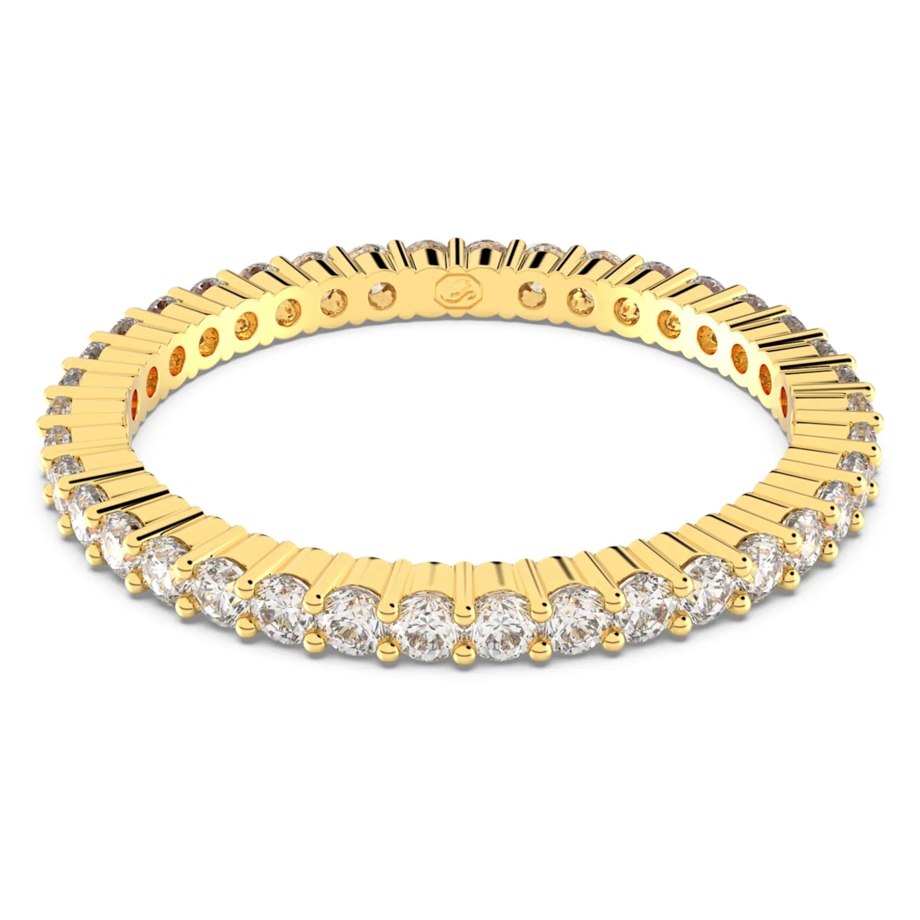 Swarovski Ring - Matrix Vittore - Runt snitt - Vit & Guld