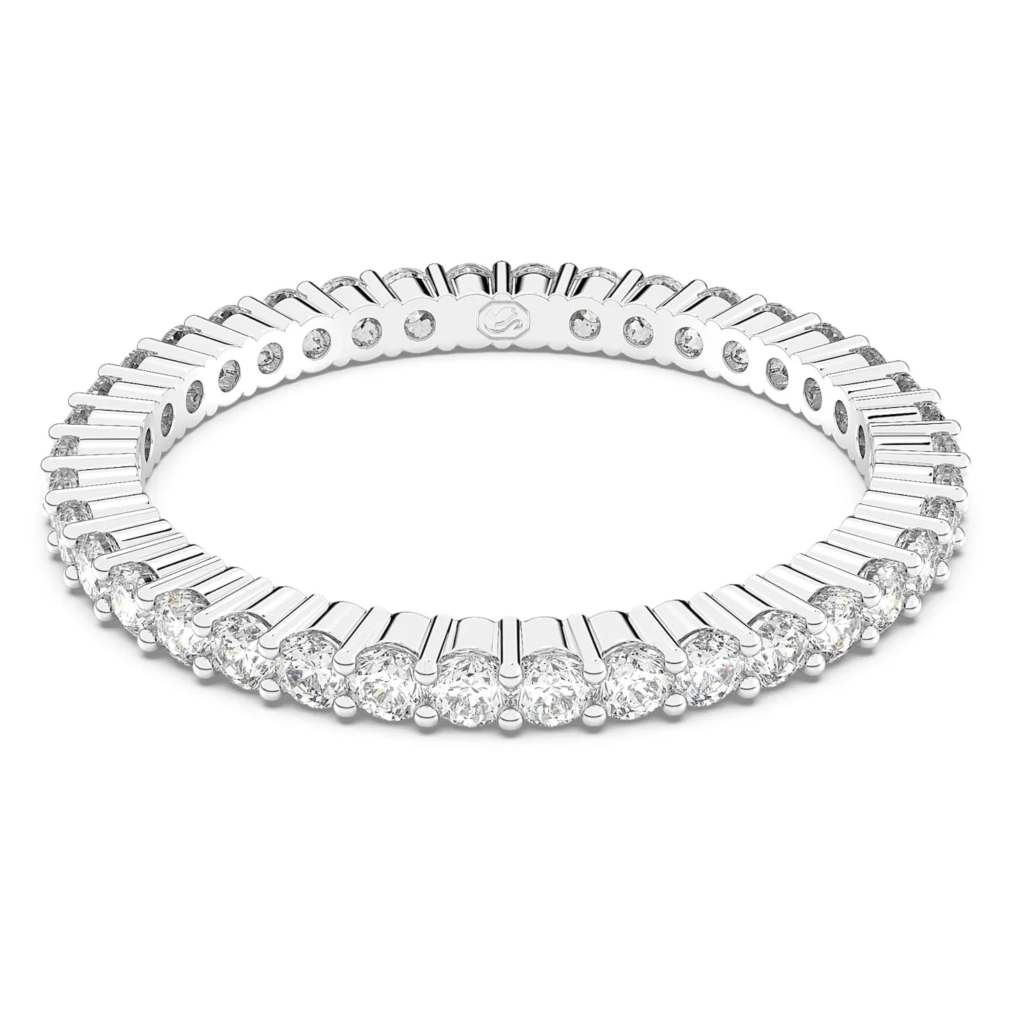 Swarovski Ring - Matrix Vittore - Rundskuren - Vit & Silver
