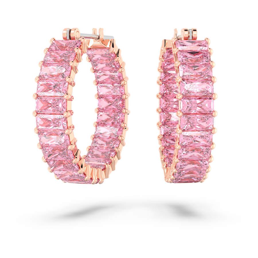 Swarovski örhängen - Matrix - Rosor & Rosé