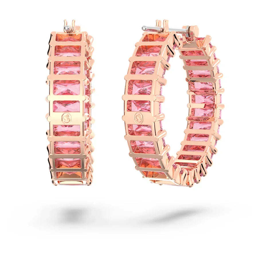 Swarovski örhängen - Matrix - Roses & Rosé view 4
