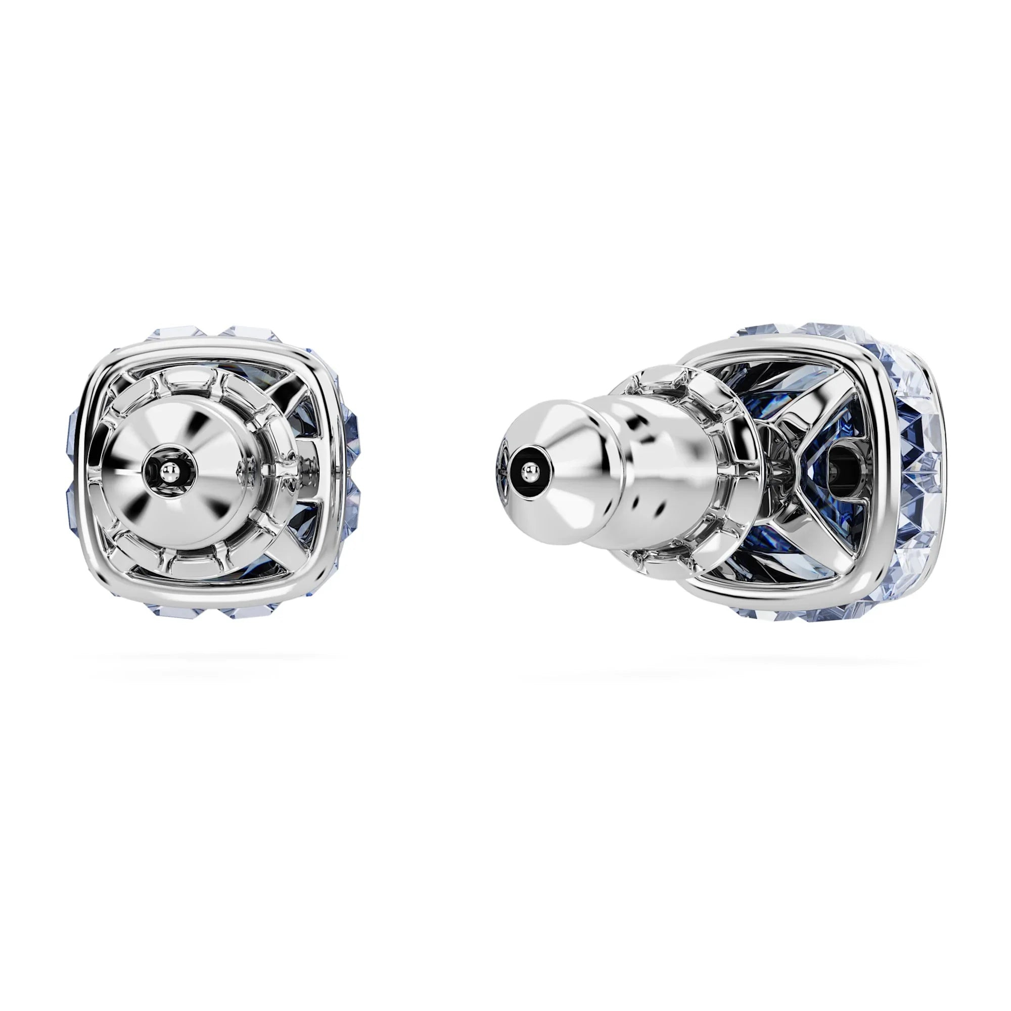 Cercei cu știfturi din argint, albastru, cu piatră de naștere de la Marte – vedere Swarovski 3
