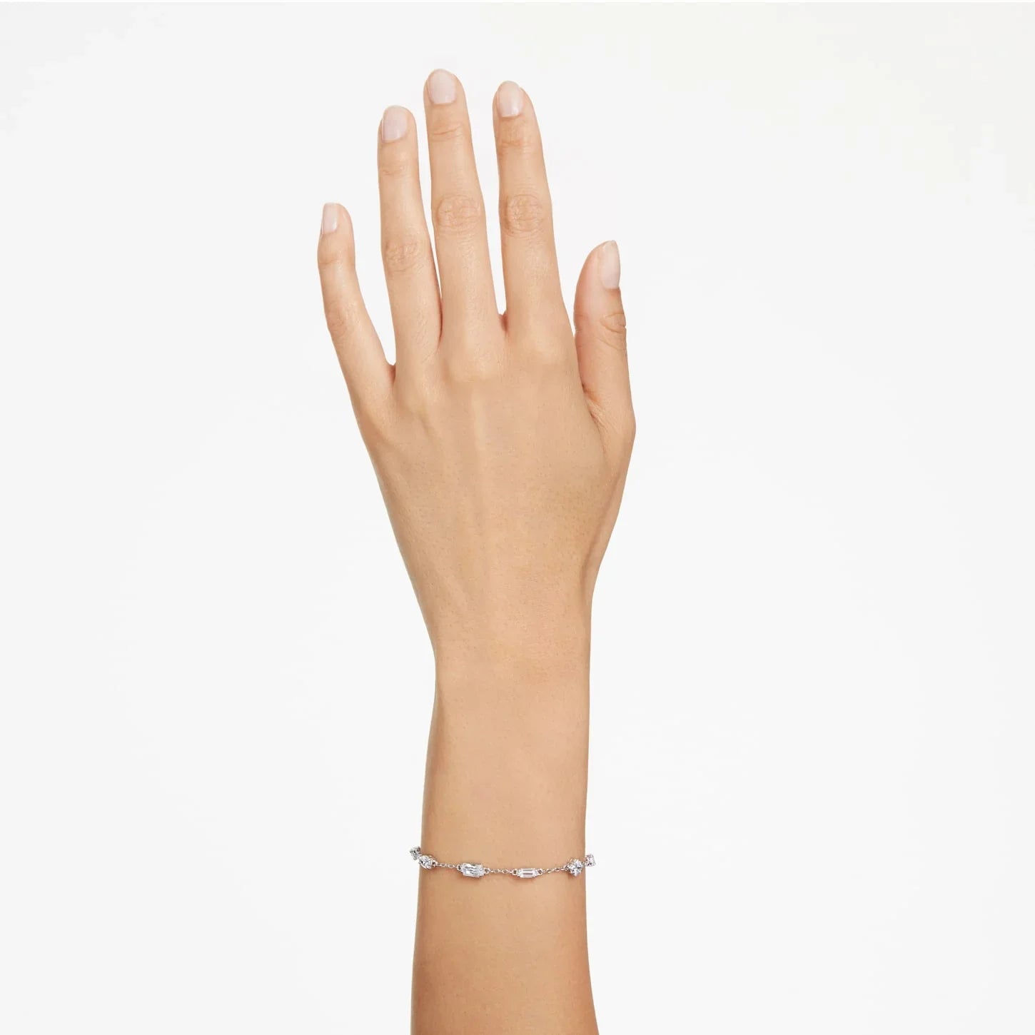 Swarovski-Armband – Mesmera – verschiedene Größen – Weiß und Silber, Ansicht 2