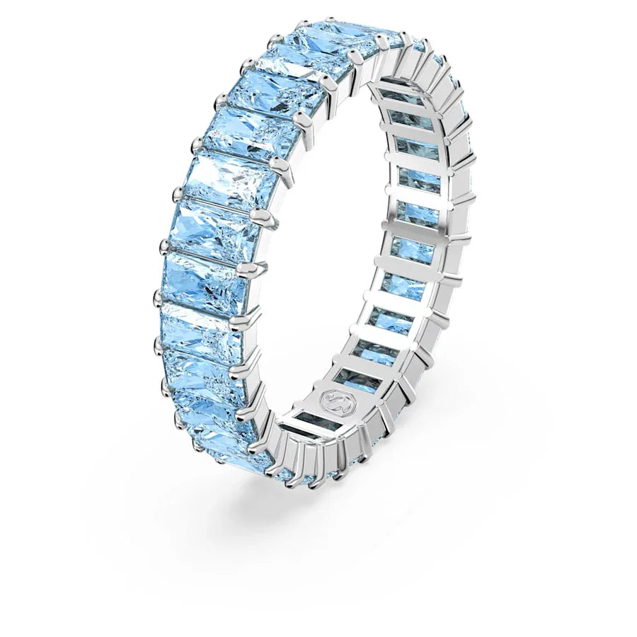 Anillo Mujer Matrix Baguette Plata Azul – Swarovski vista 2