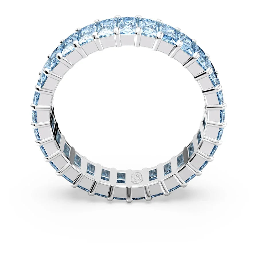 Damenring „Matrix Baguette Blue Silver“ – Swarovski-Ansicht 4