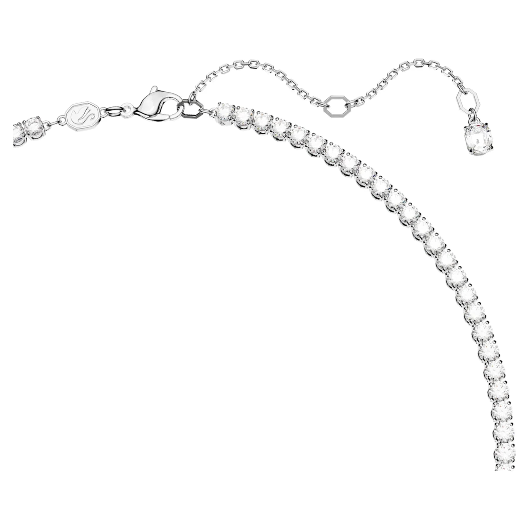 Matrix Green Silver Tennishalsband Olika storlekar – Swarovski view 4