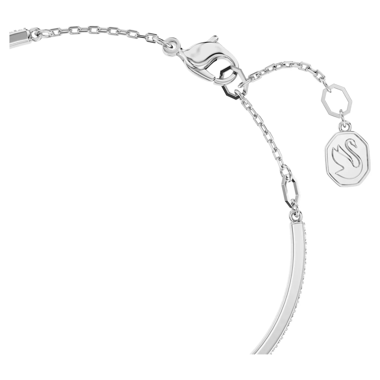 Brățara Swarovski - Luna - Alb & Argintiu Vedere 5